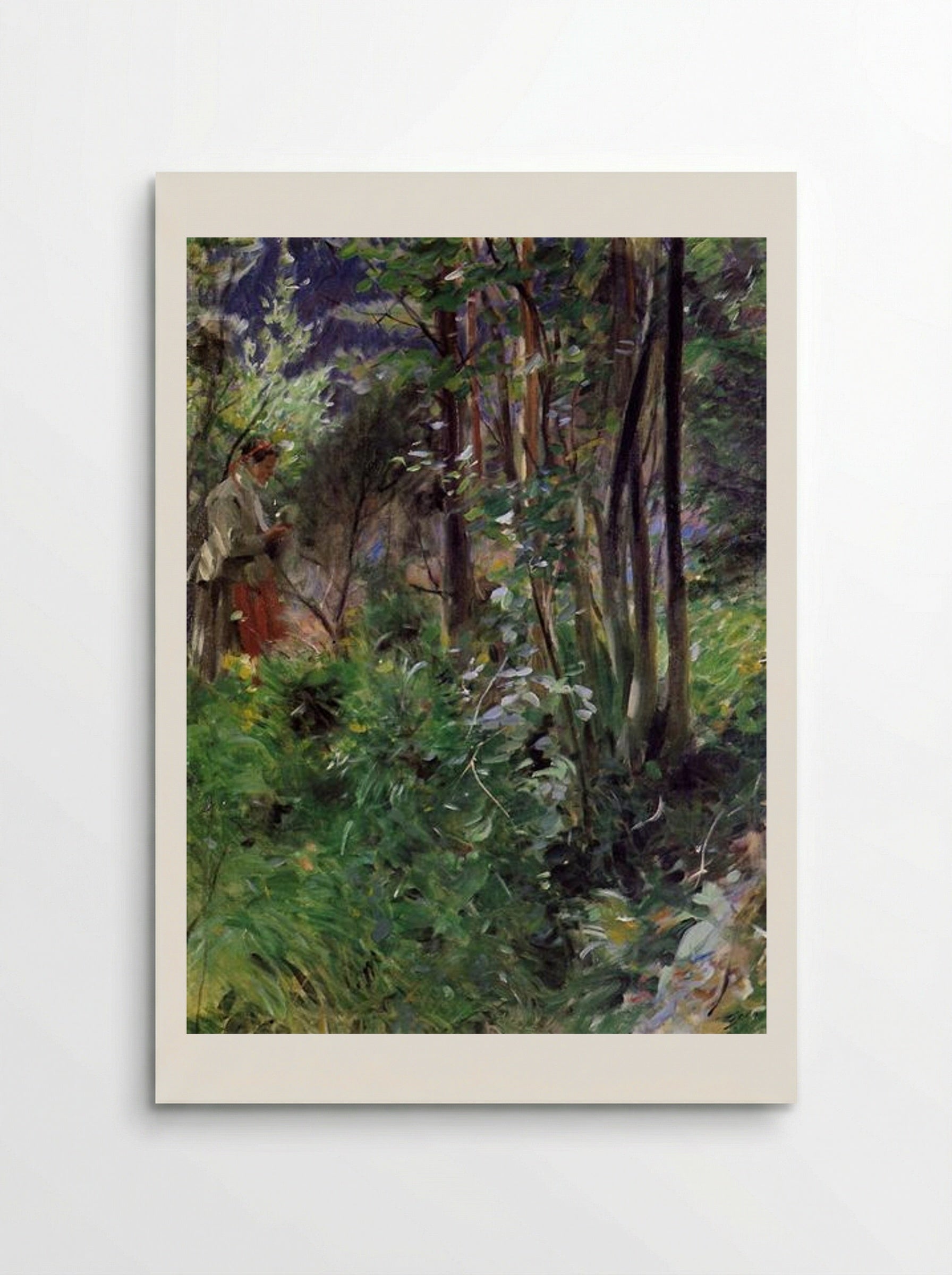 A Woman in a Forest - Anders Zorn - Poster