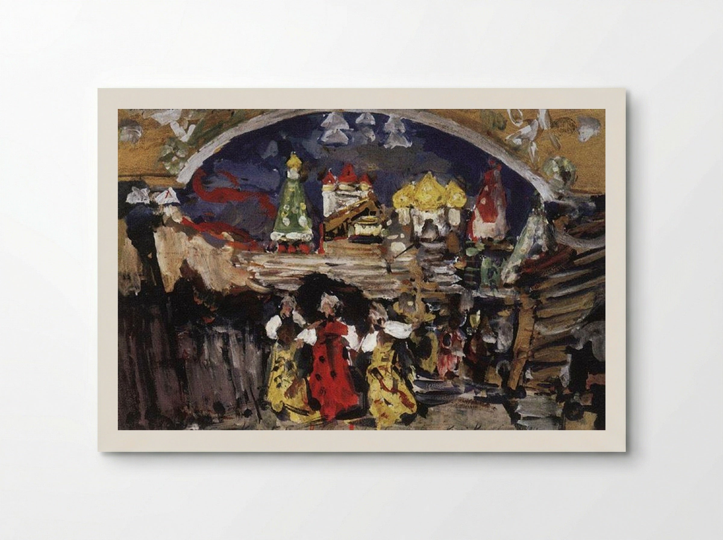 On the Square - Konstantin Korovin - Poster