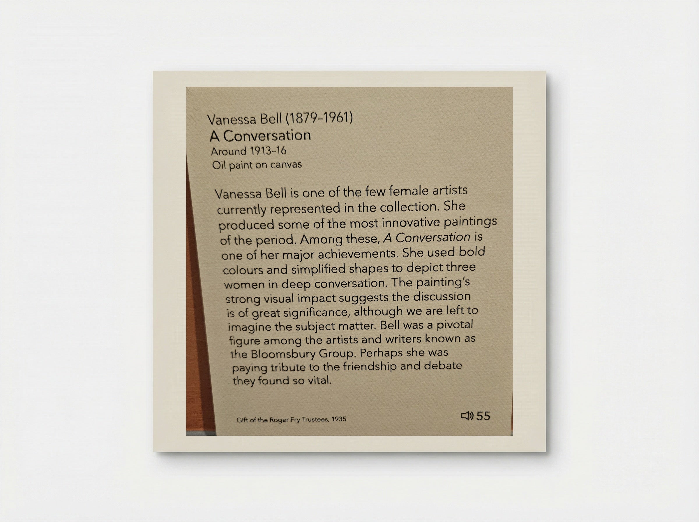 A Conversation - Vanessa Bell - Poster