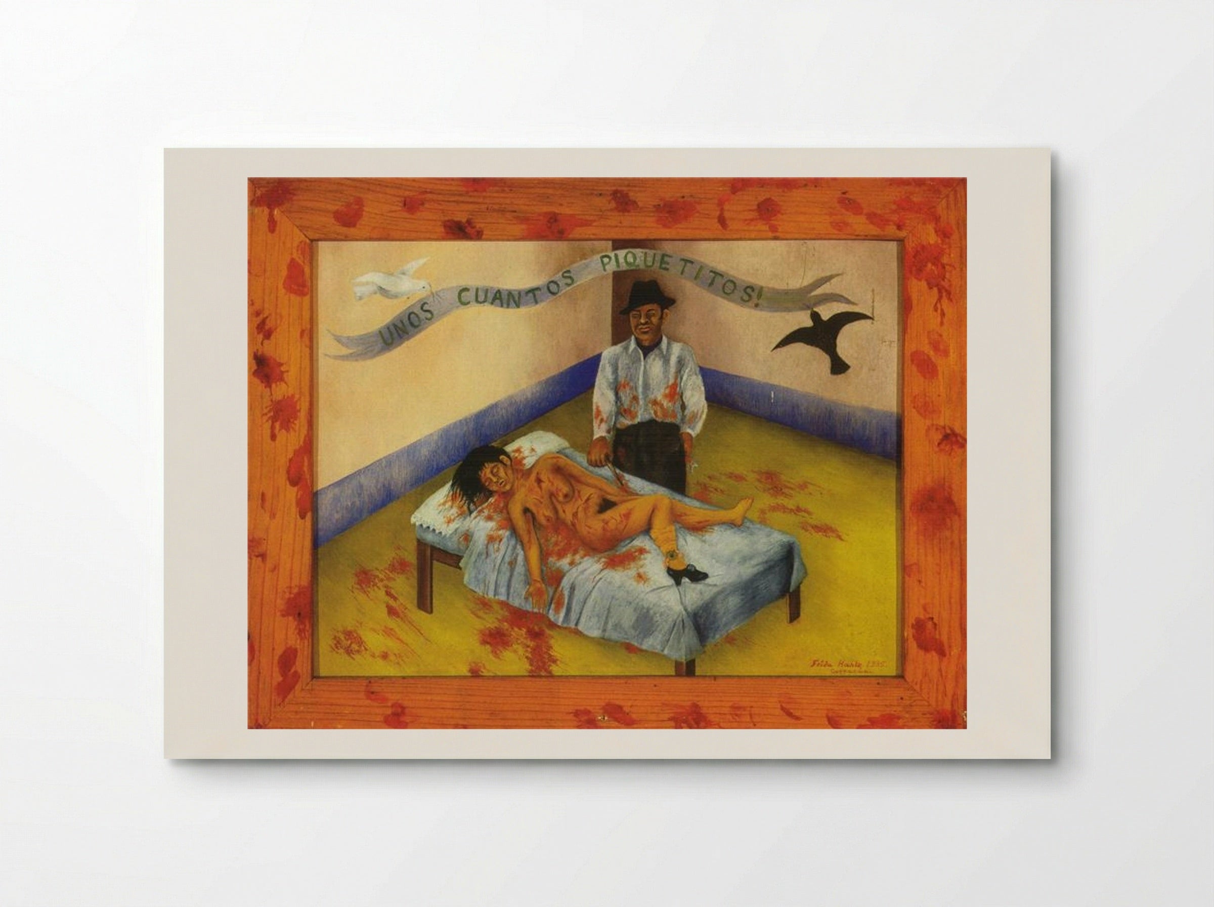 A Few Small Nips (Passionately in Love) - Frida Kahlo - Poster