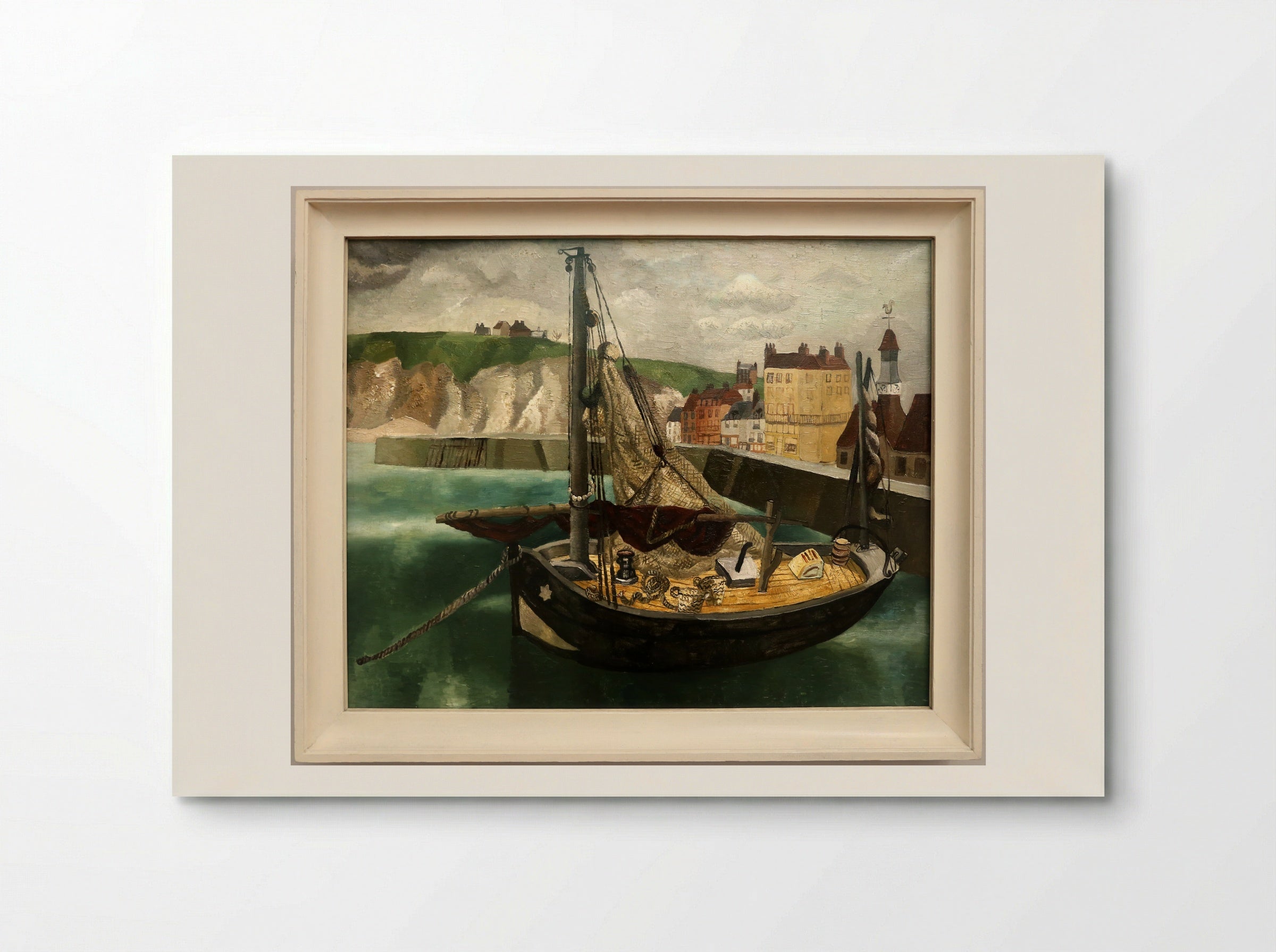 A Fishing Boat in Dieppe Harbour - Christopher Wood - Poster