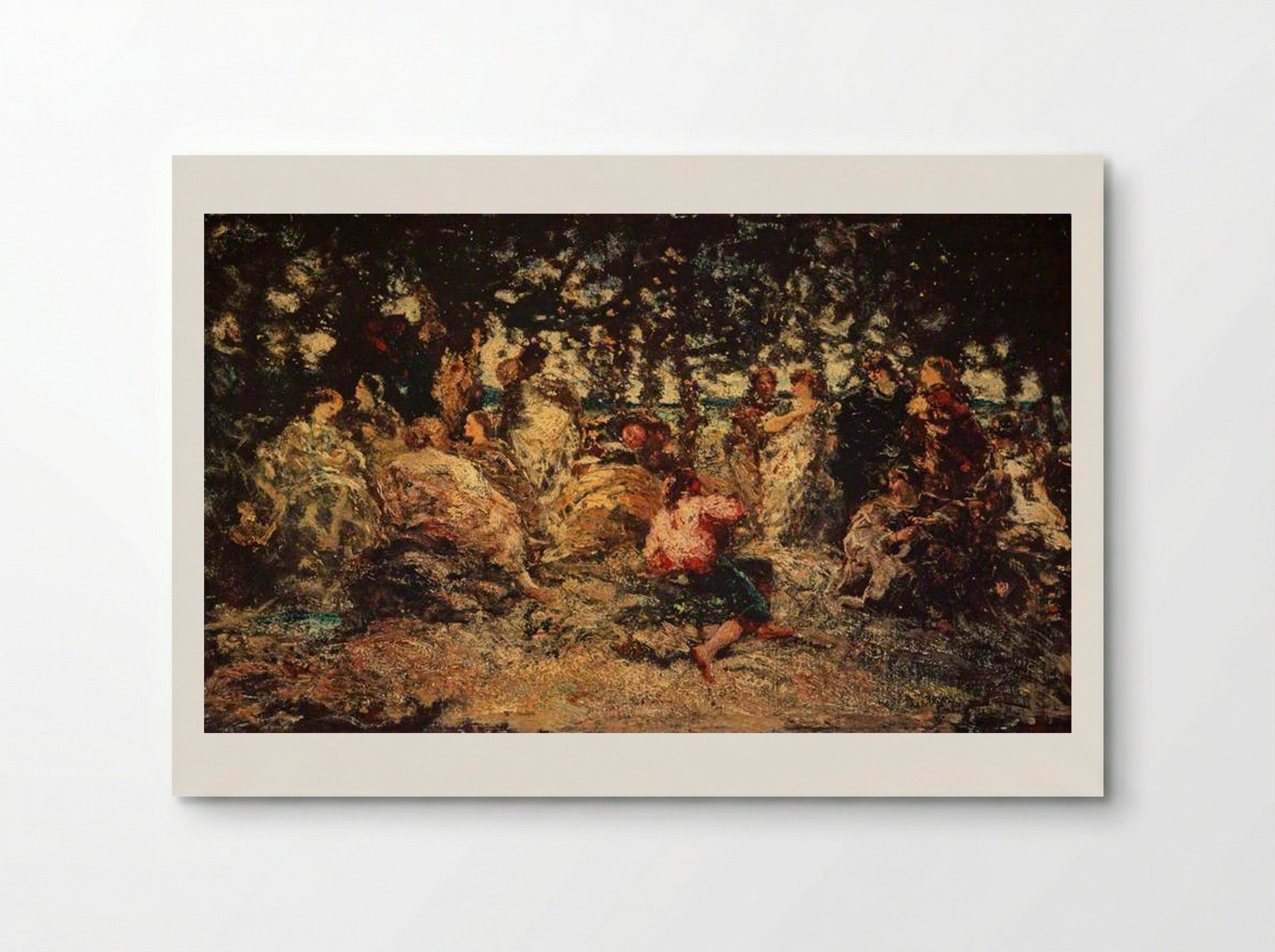 A Woodland Fête - Adolphe Monticelli - Poster