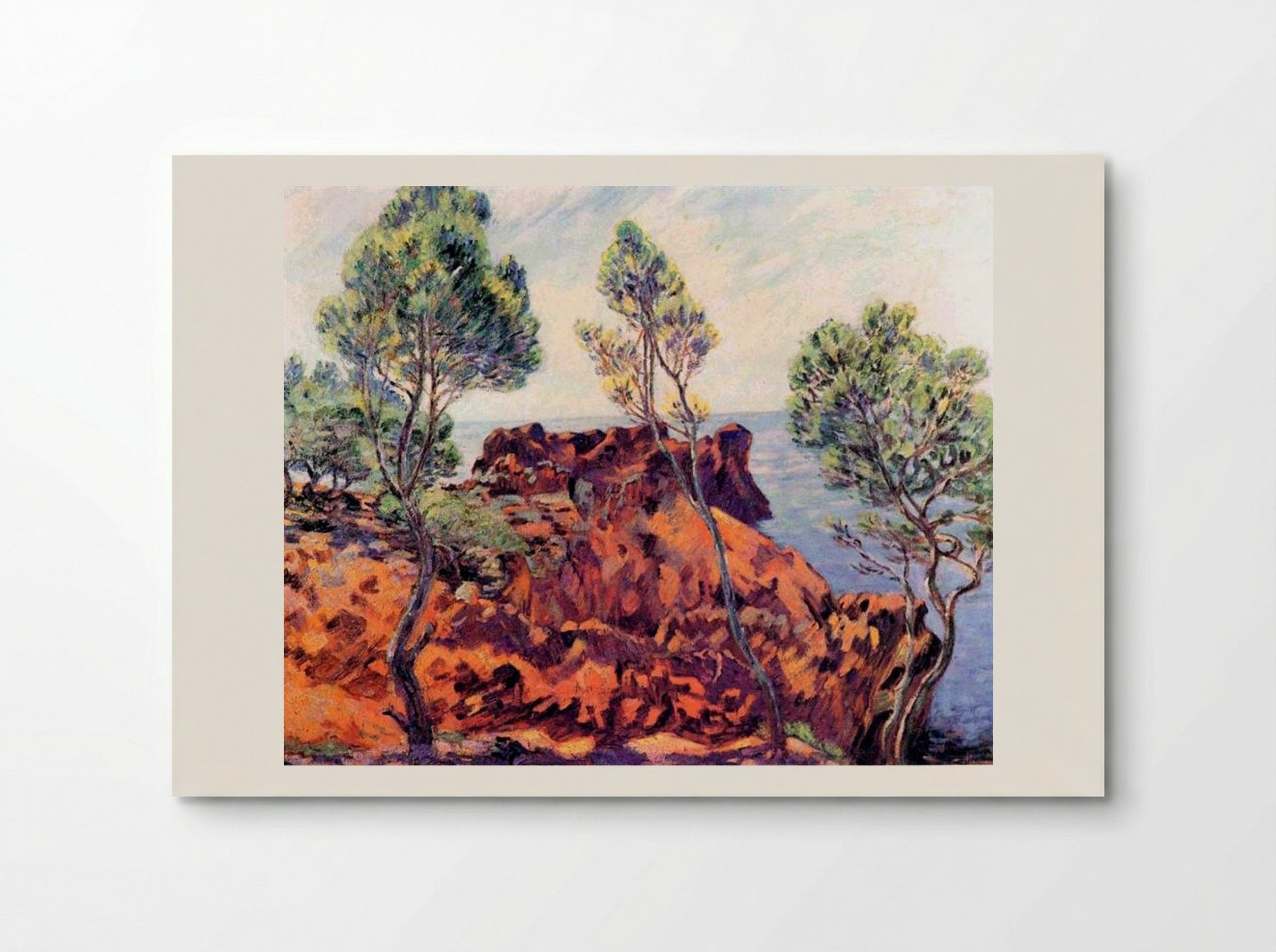 Agay, les Roches Rouges - Armand Guillaumin - Poster
