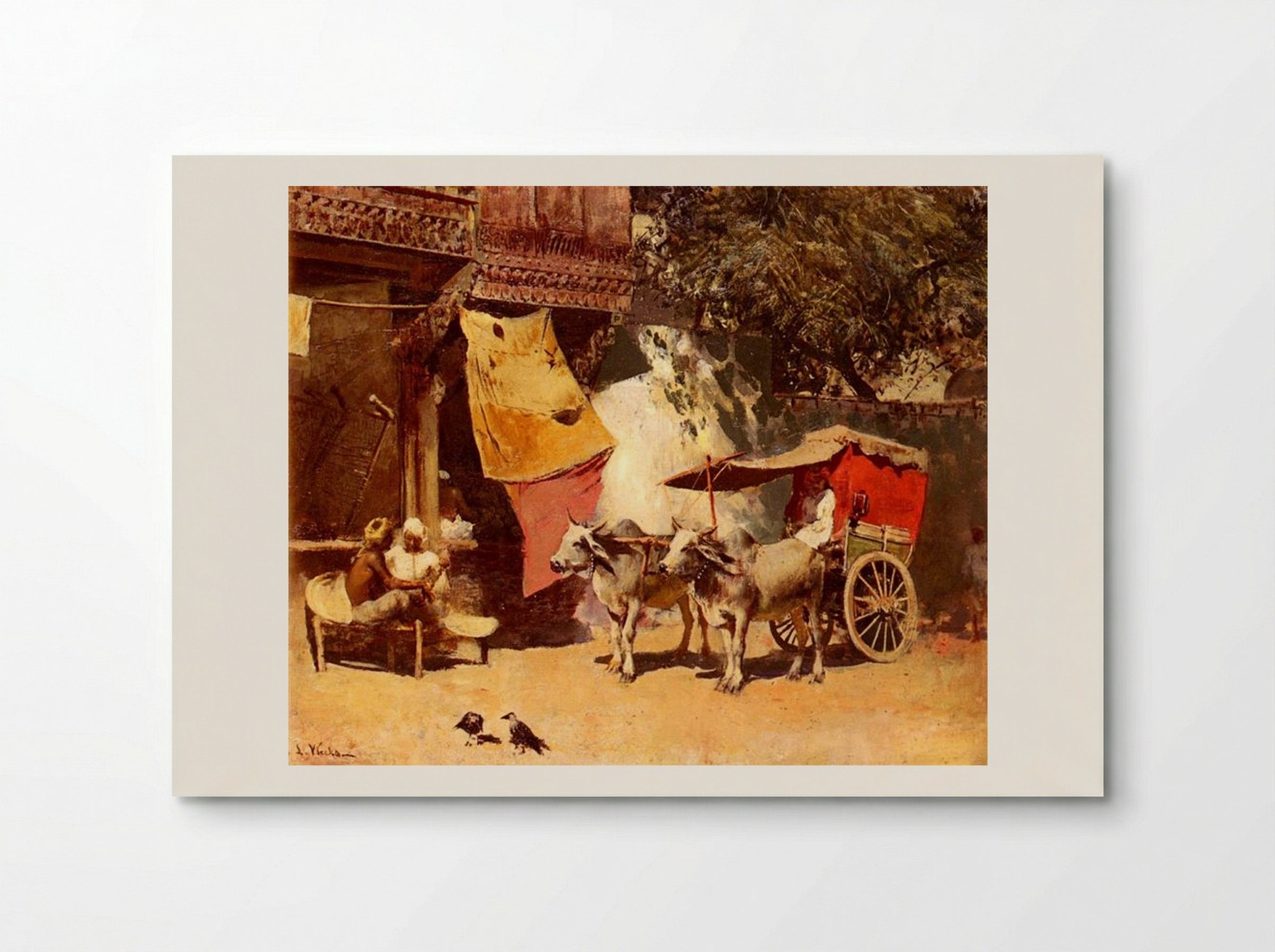 An Indian Gharry - Edwin Lord Weeks - Poster