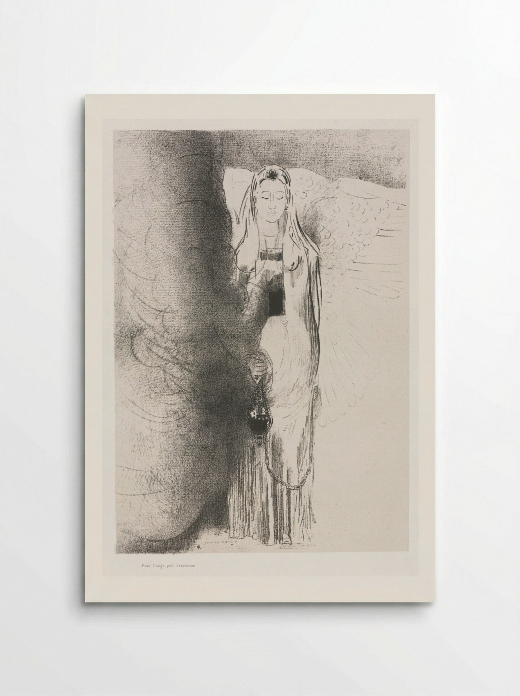 And the Angel Took the Censer - Odilon Redon - Poster