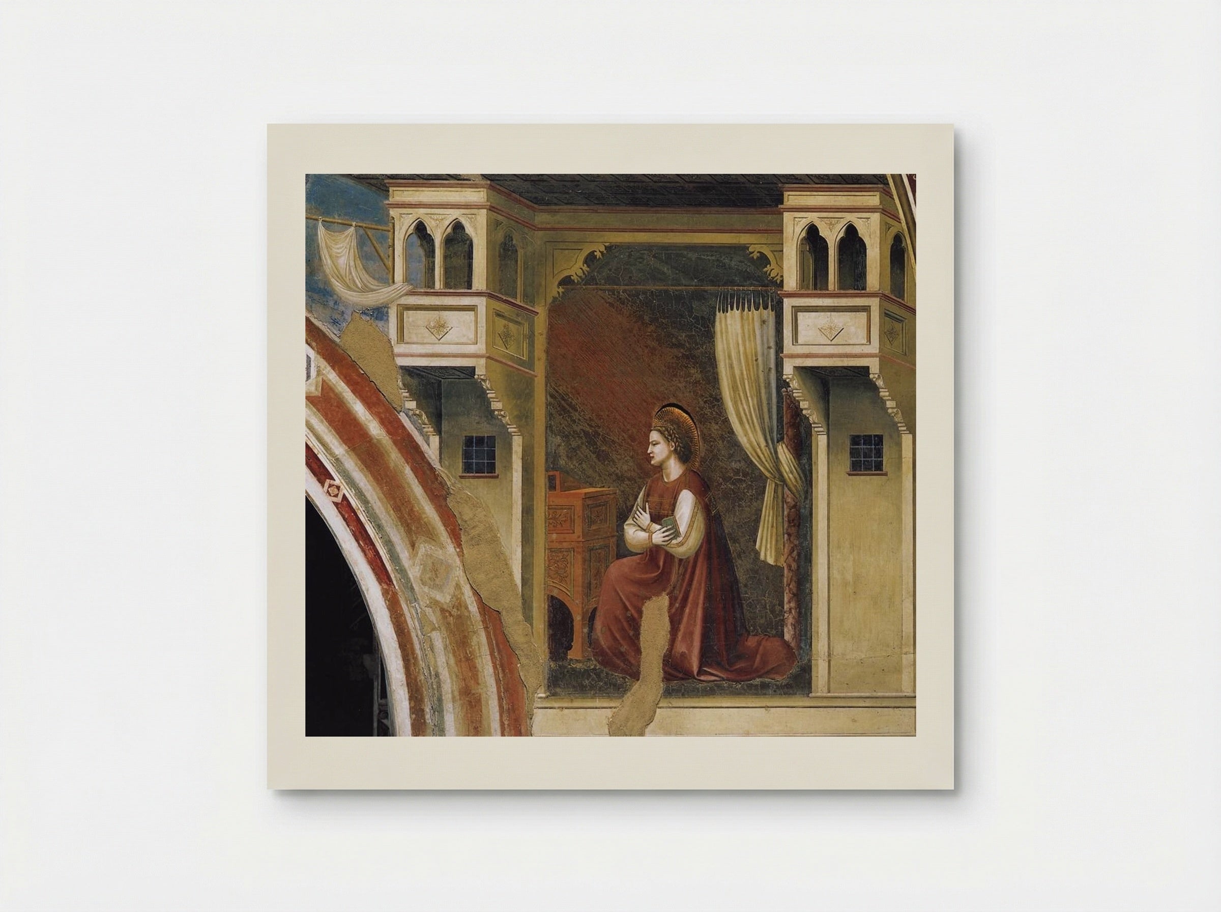Annunciation to the Virgin - Giotto di Bondone - Poster