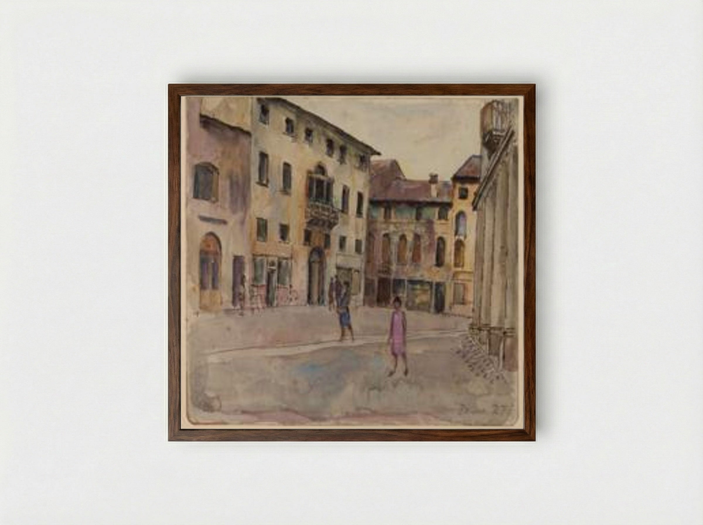 Bassano - Roger Fry - Framed Print Dark Wood