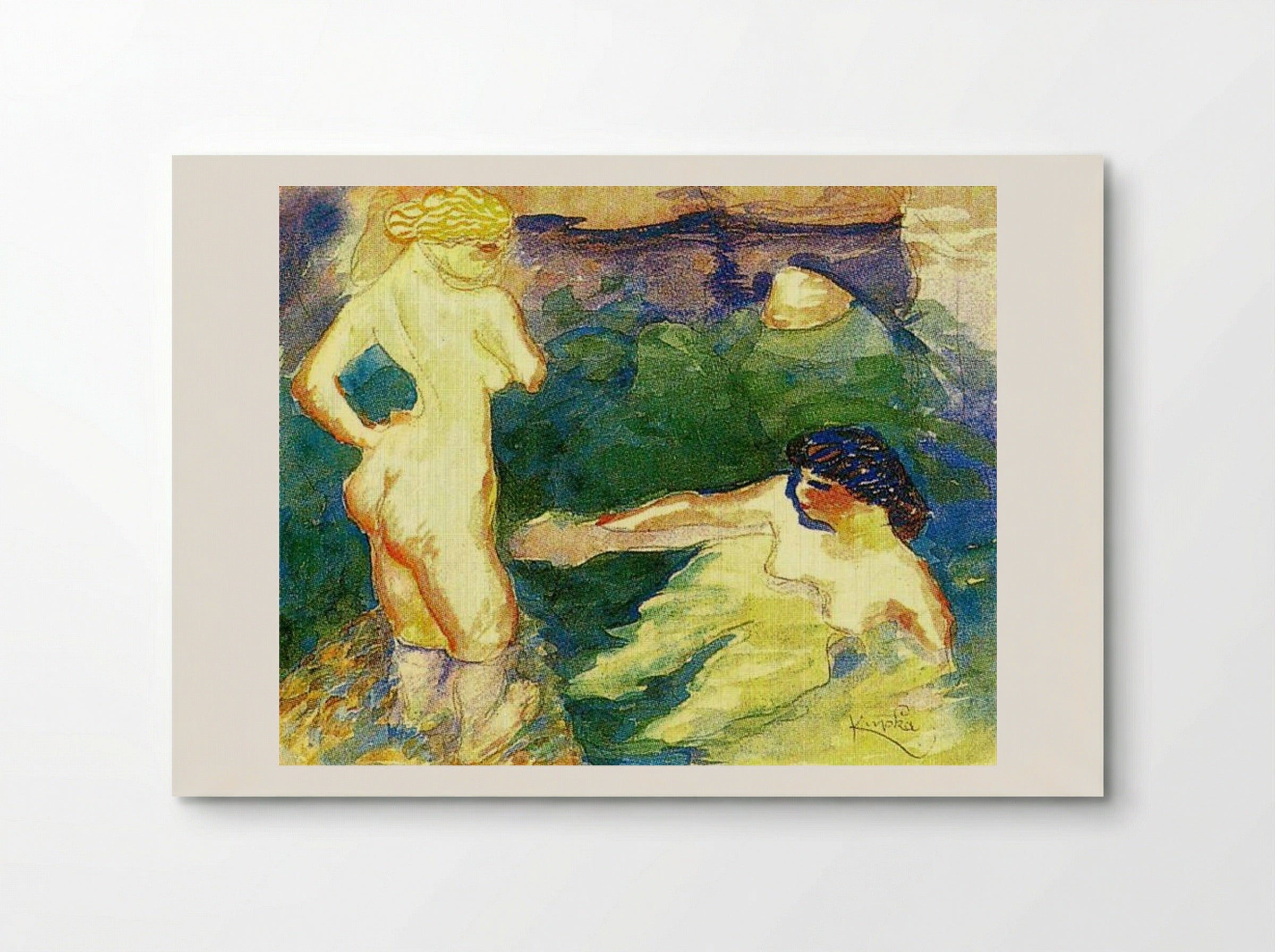 Bathers - František Kupka - Poster