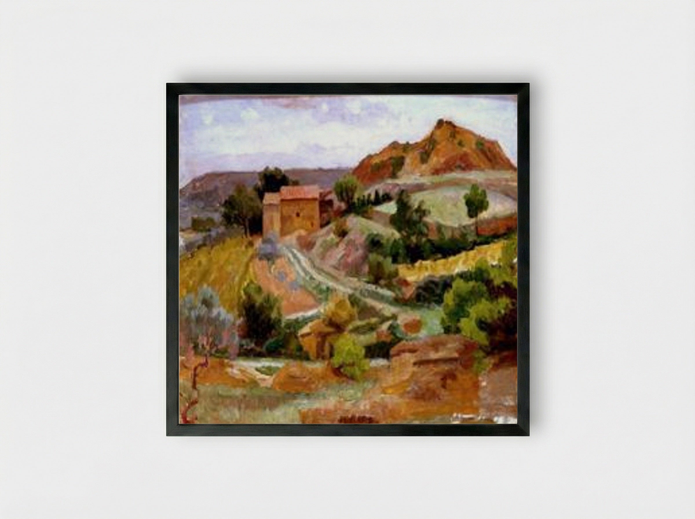 Beaumes - Roger Fry - Framed Print Black