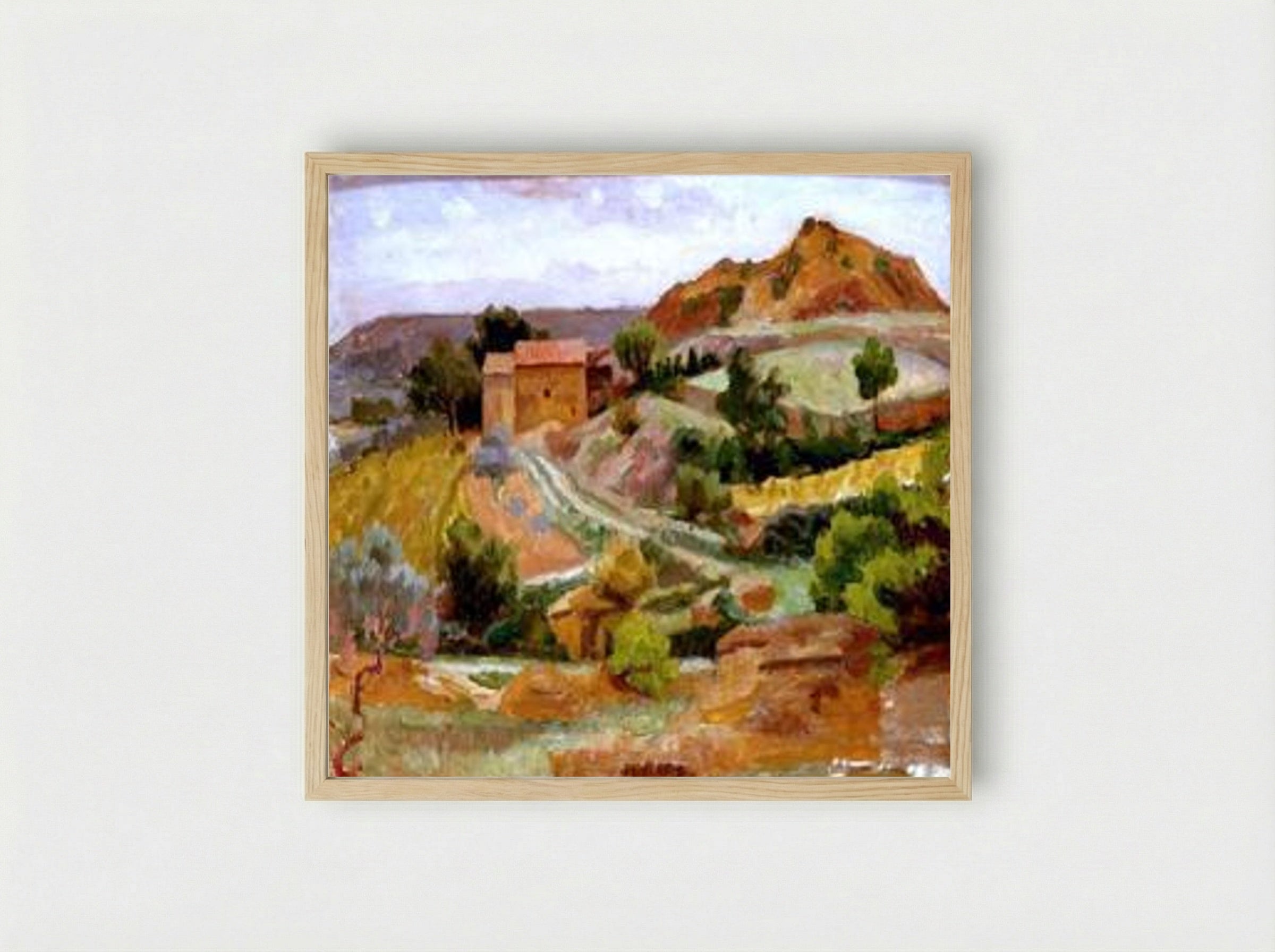 Beaumes - Roger Fry - Framed Print Wood