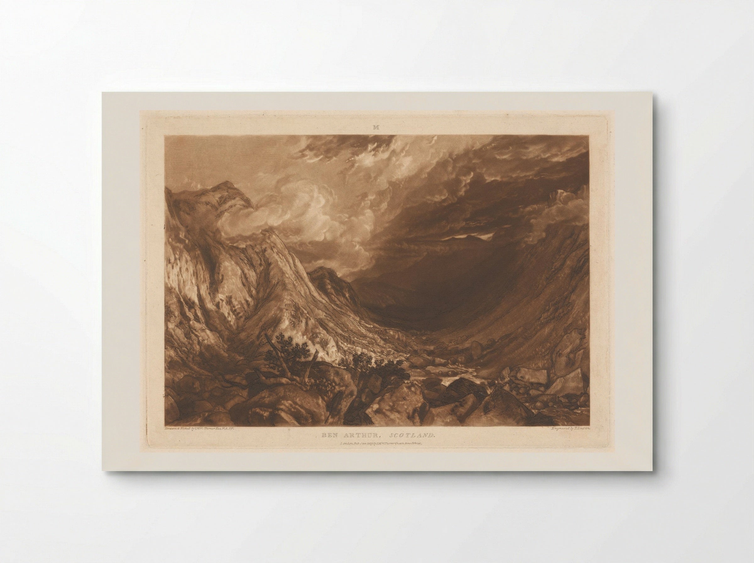 Ben Arthur, Scotland - Joseph Mallord William Turner - Poster