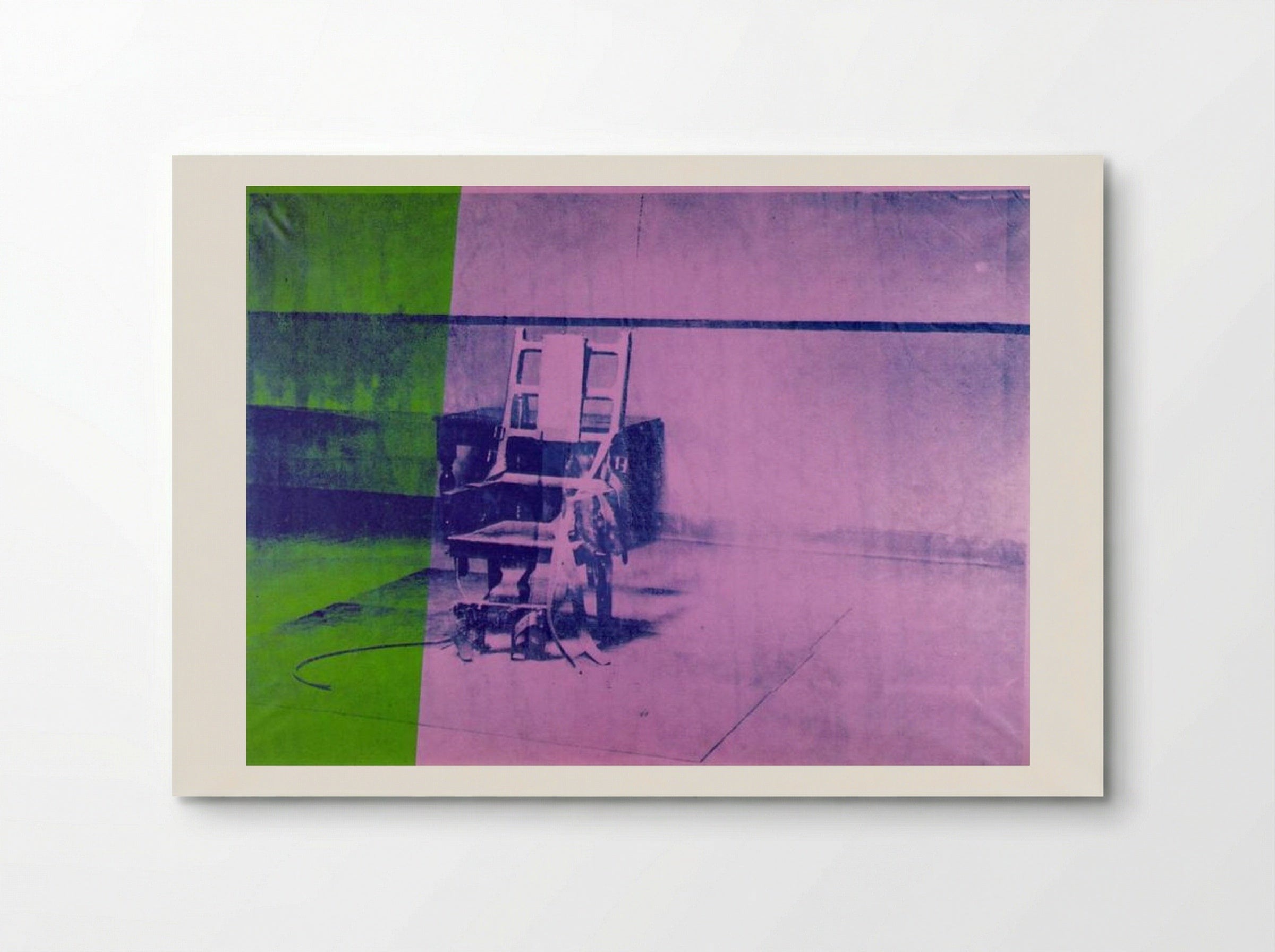 Big Electric Chair - Andy Warhol - Poster