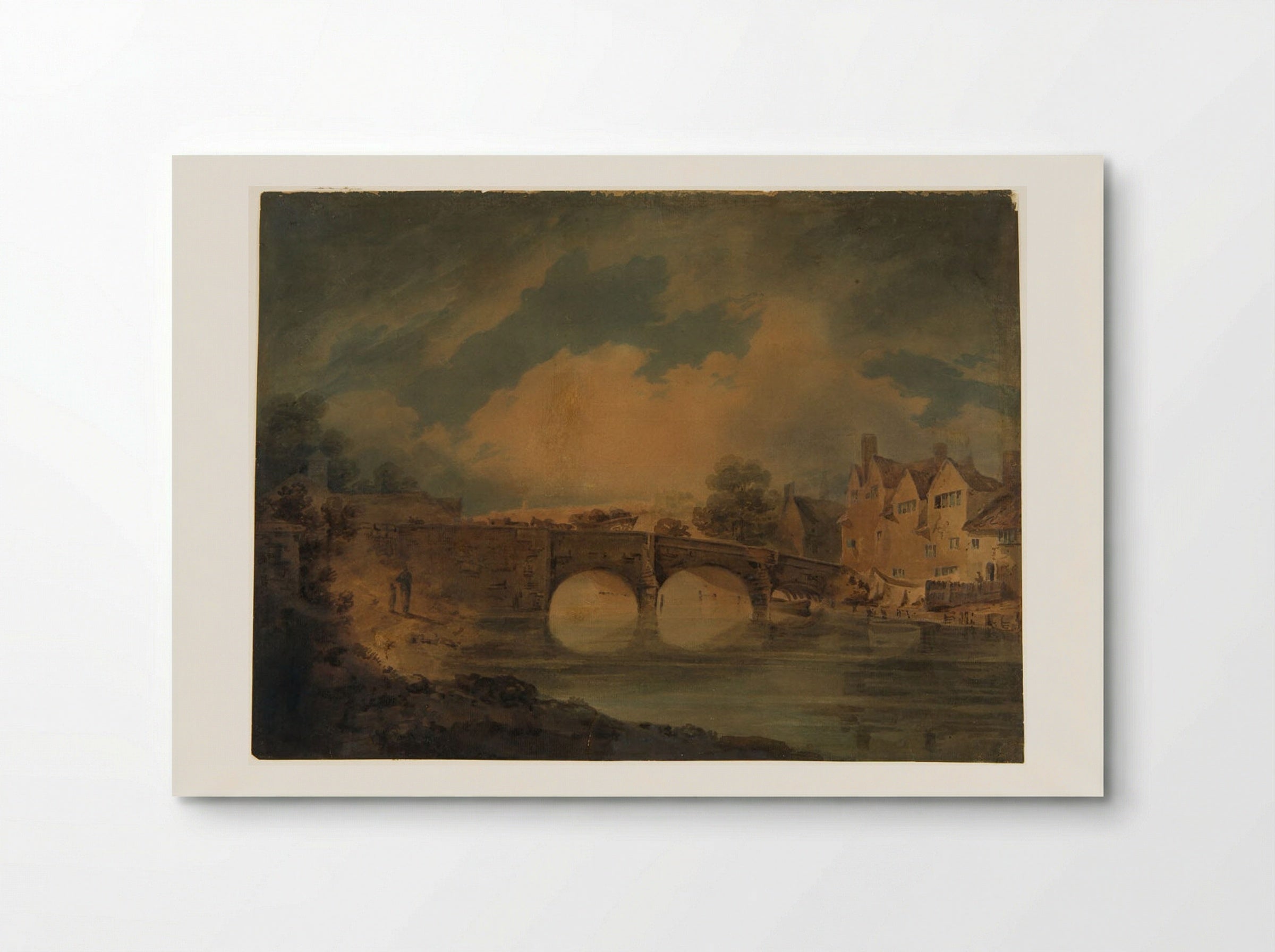 Bishop's Bridge, Norwich - Thomas Girtin - Poster