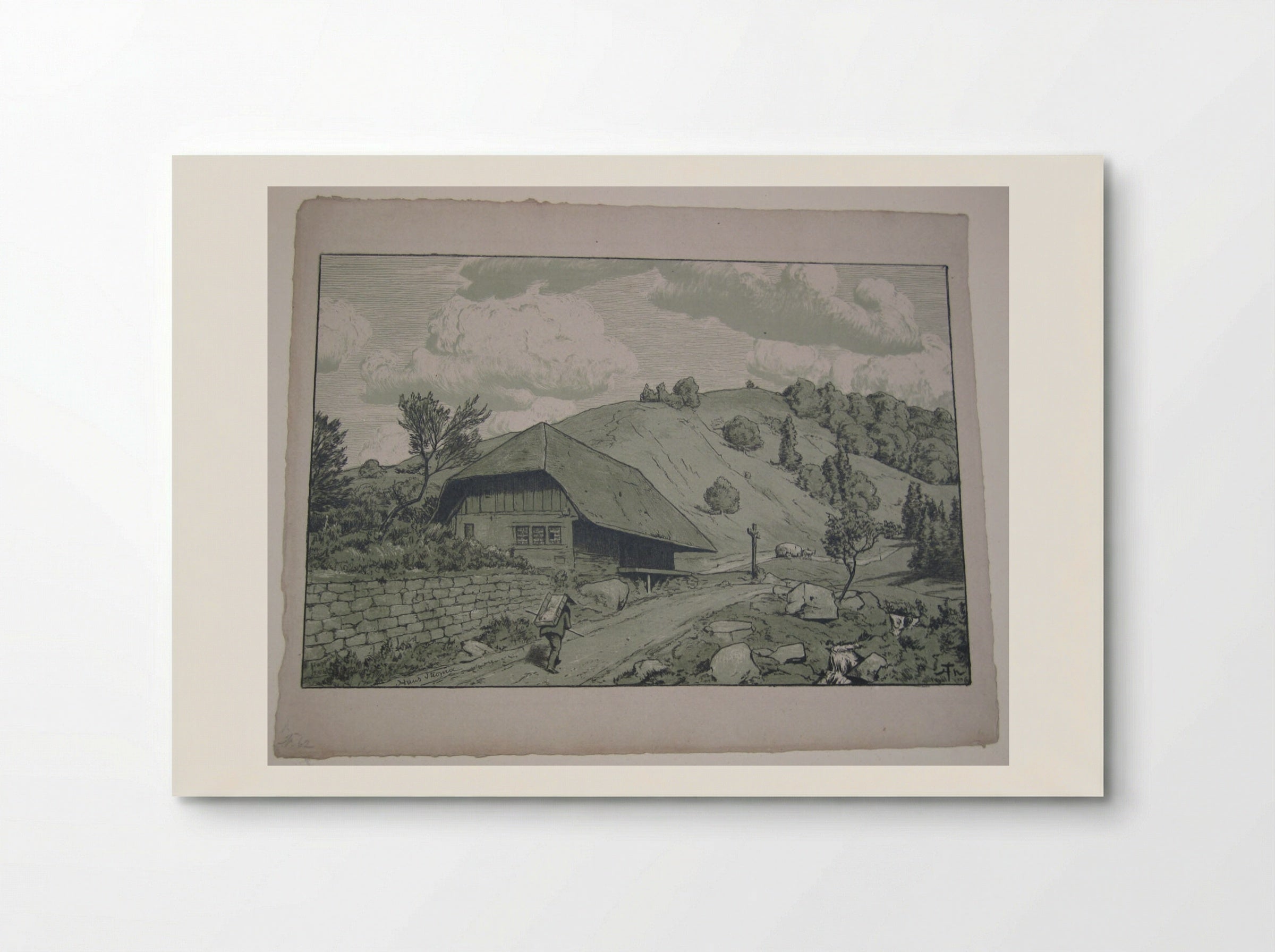 Black Forest House near Happach - Hans Thoma - Poster