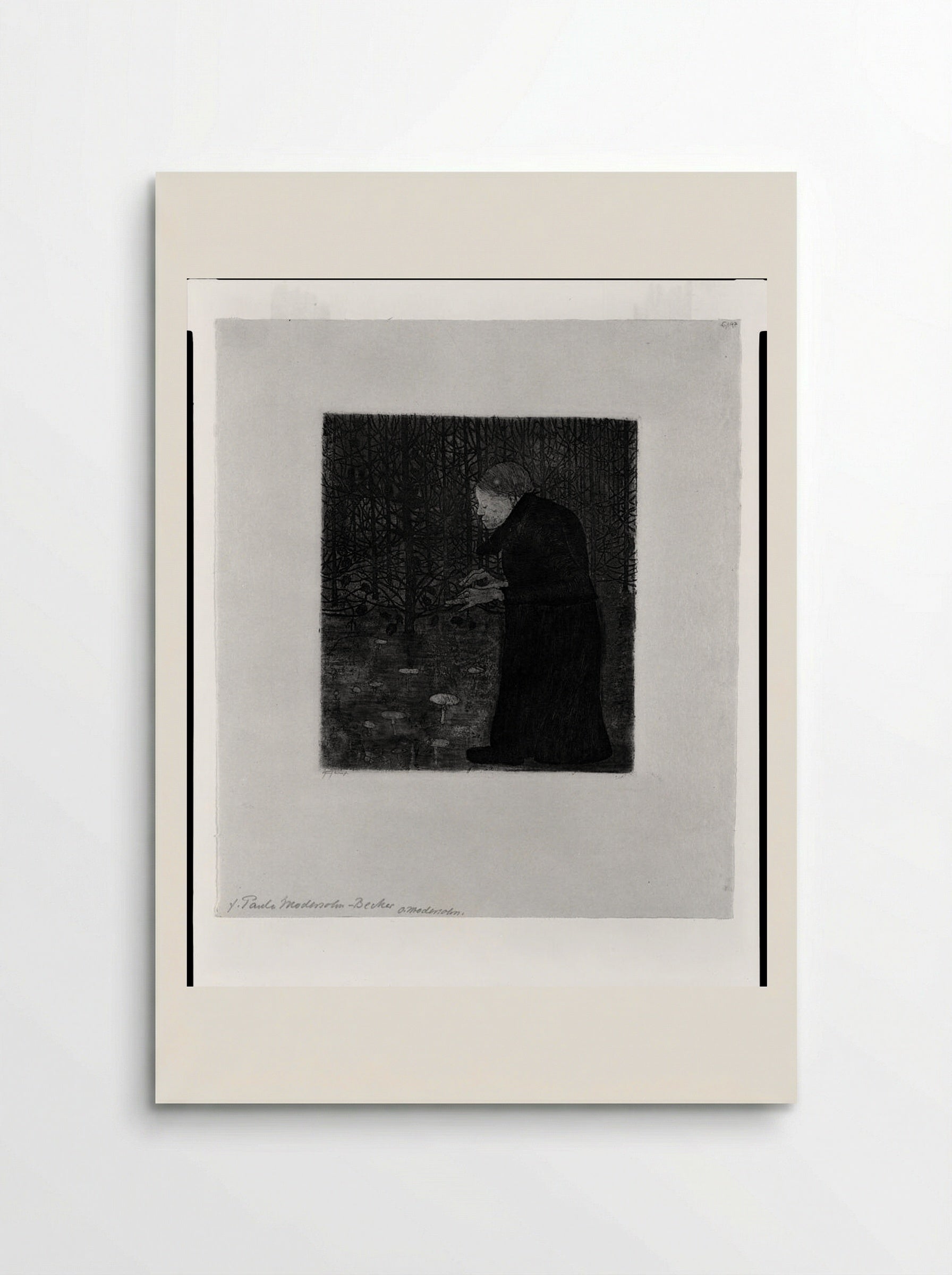 Blind Woman in the Woods - Paula Modersohn-Becker - Poster