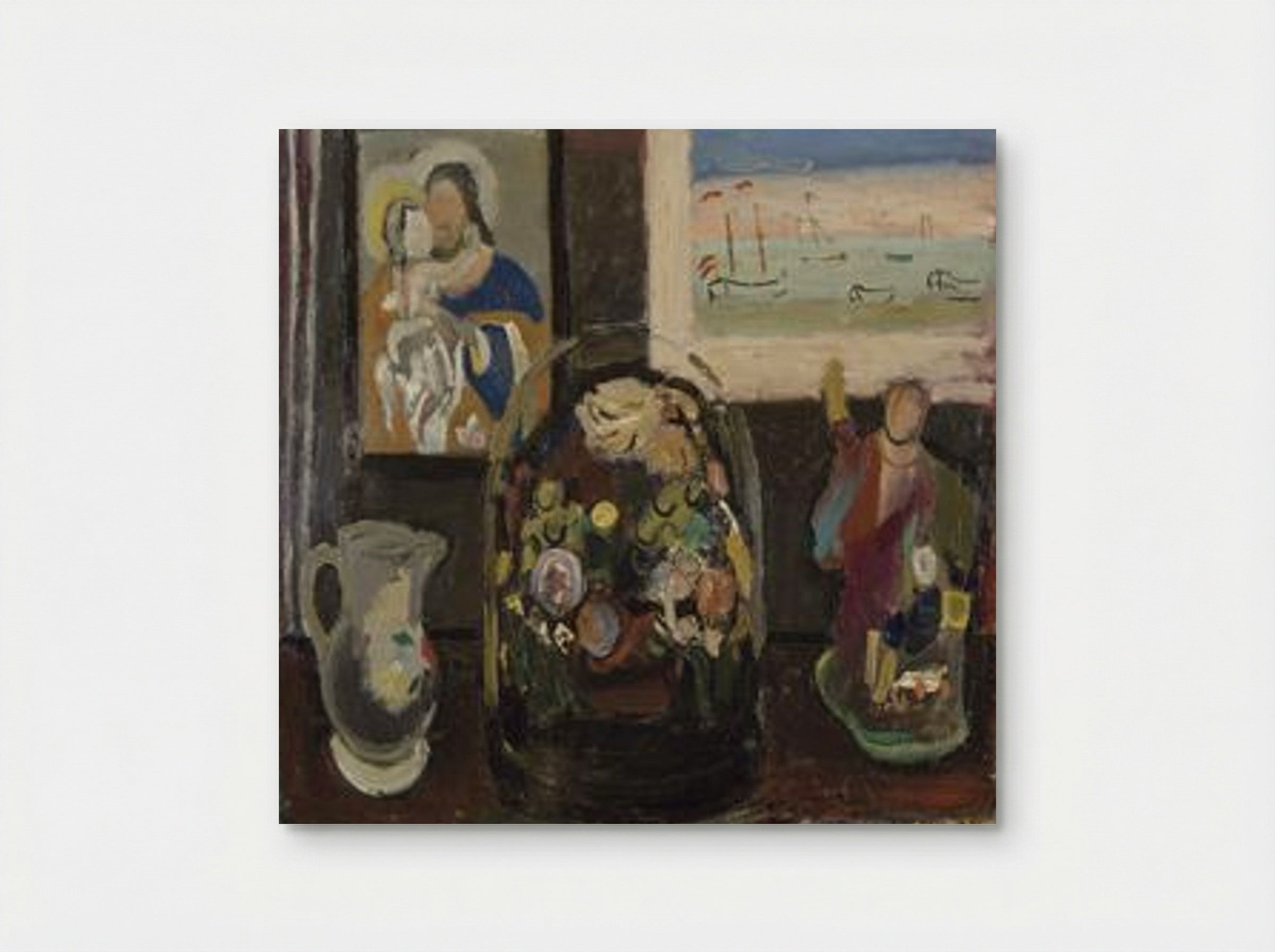 Bloemen Onder Glazen Stolp - Gustave de Smet - Poster
