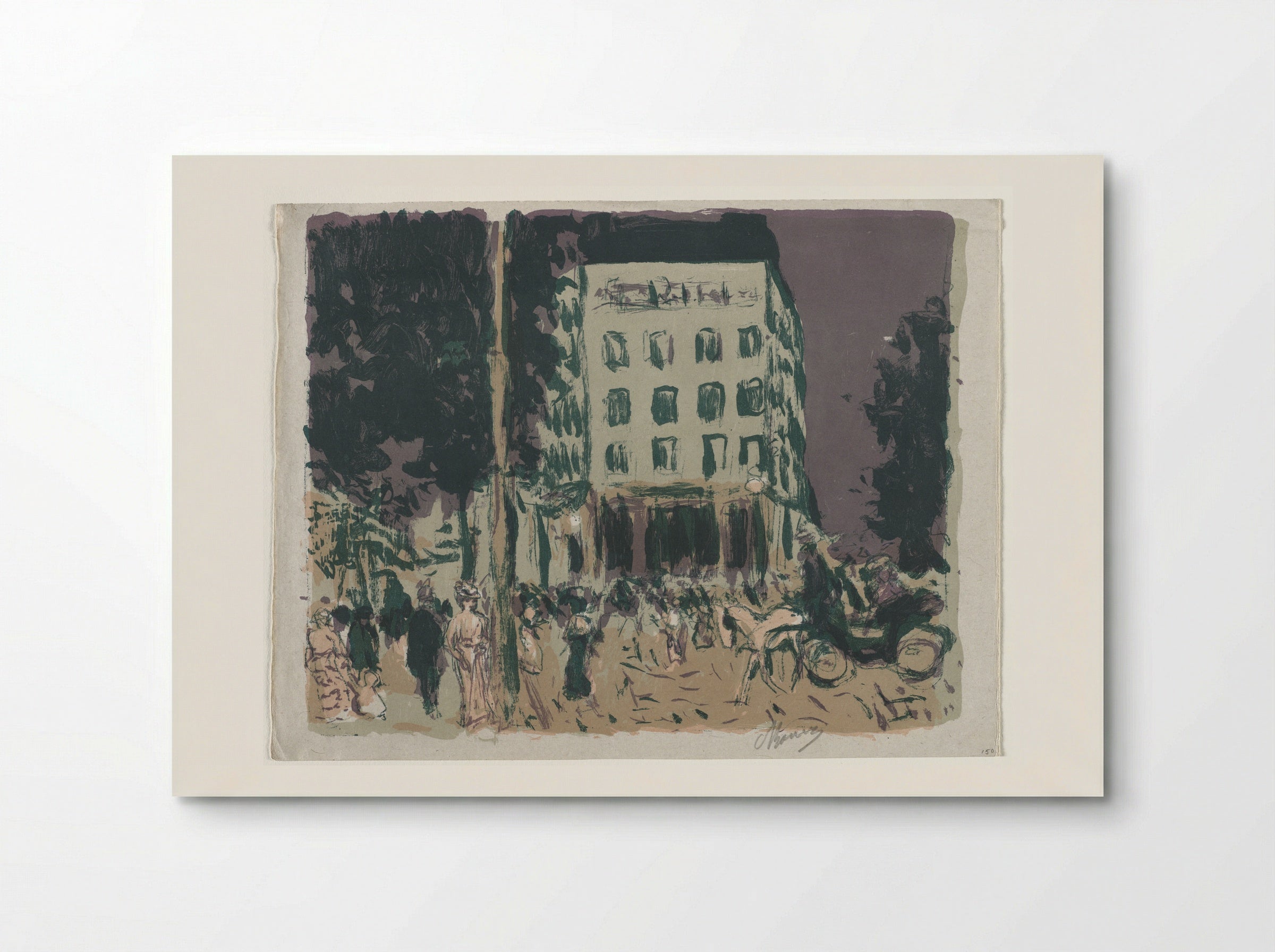 Boulevard - Pierre Bonnard - Poster