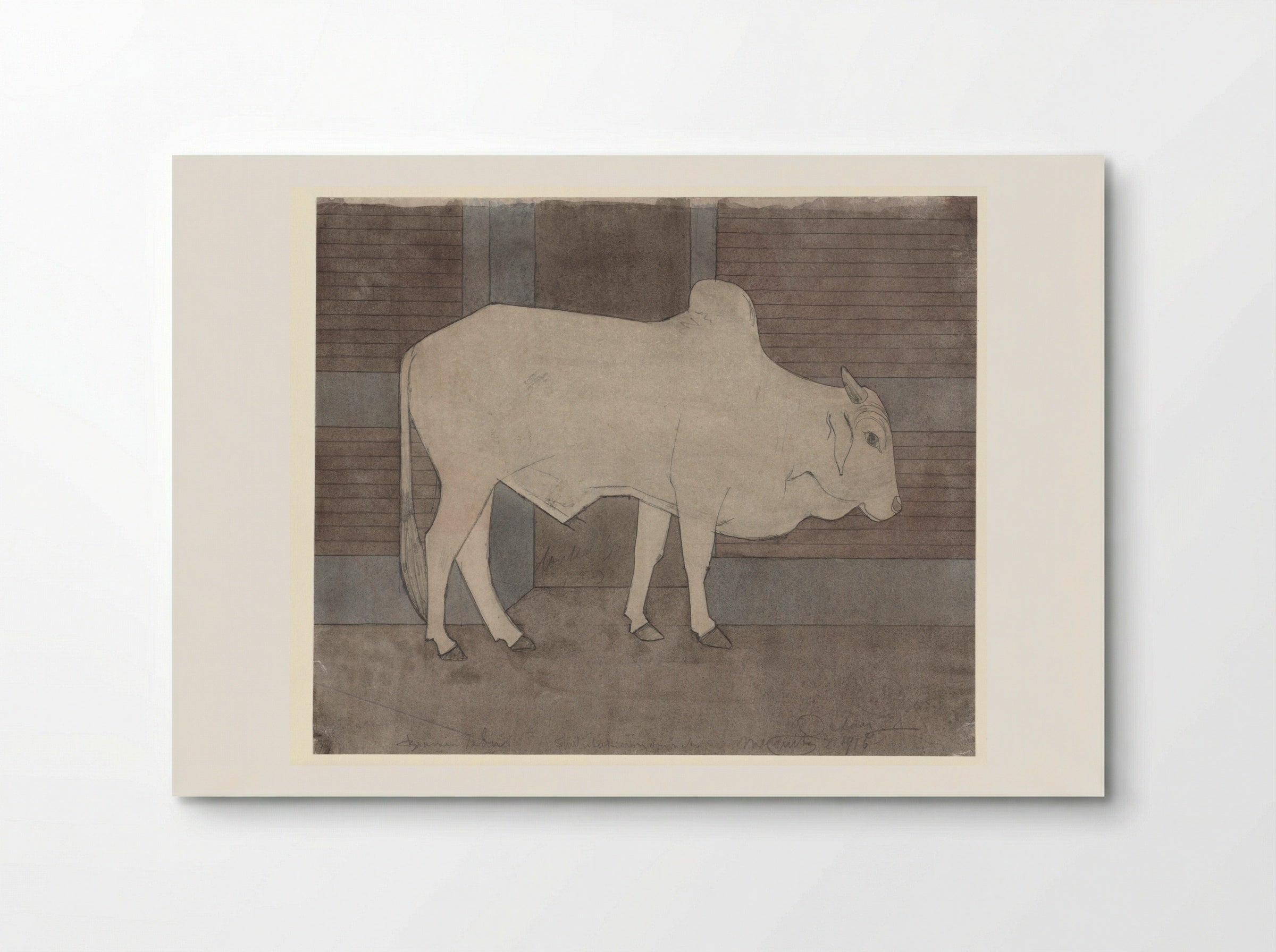 Brahmaanse zebu - Samuel Jessurun de Mesquita - Poster