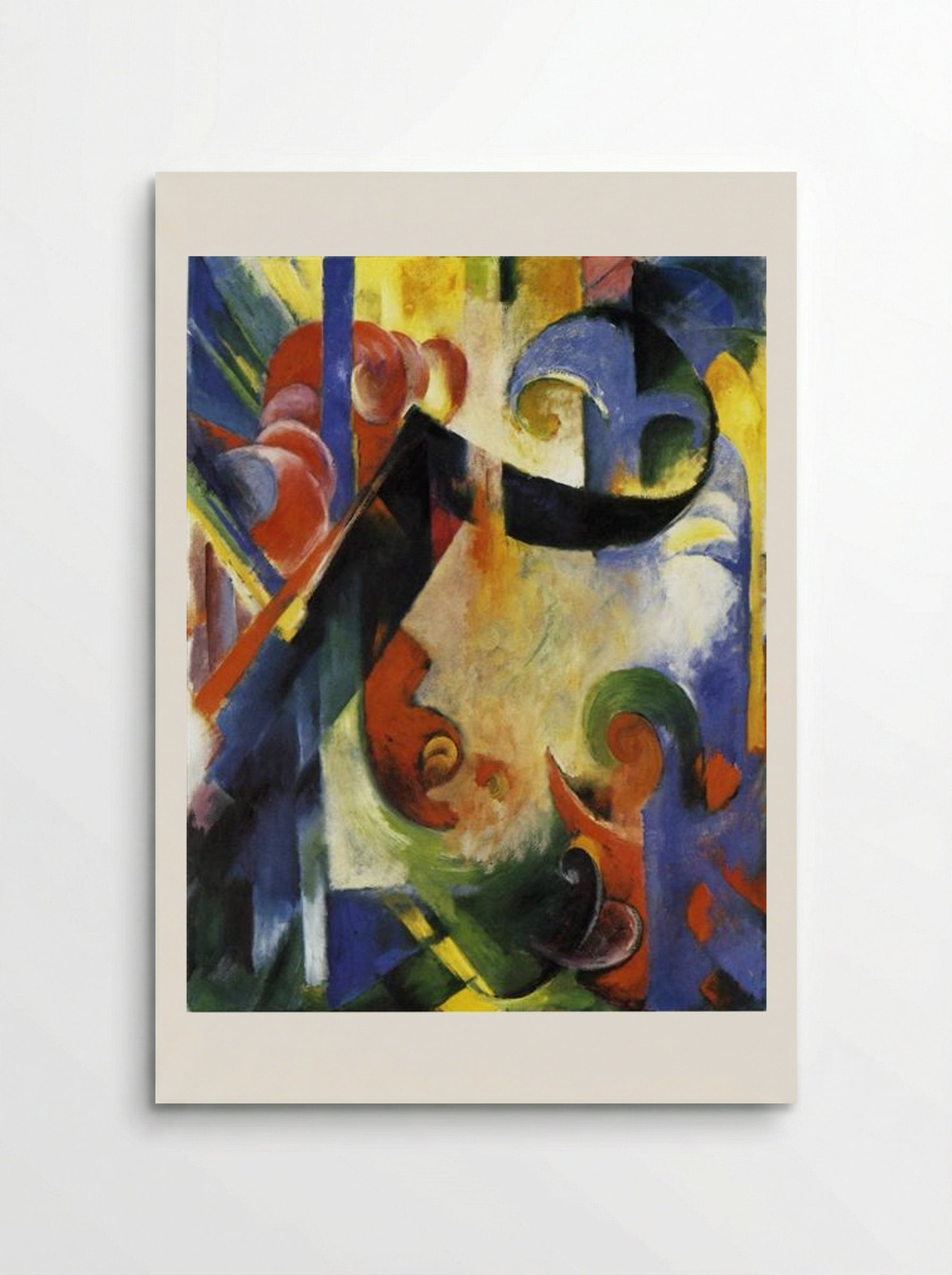 Broken Forms - Franz Marc - Poster