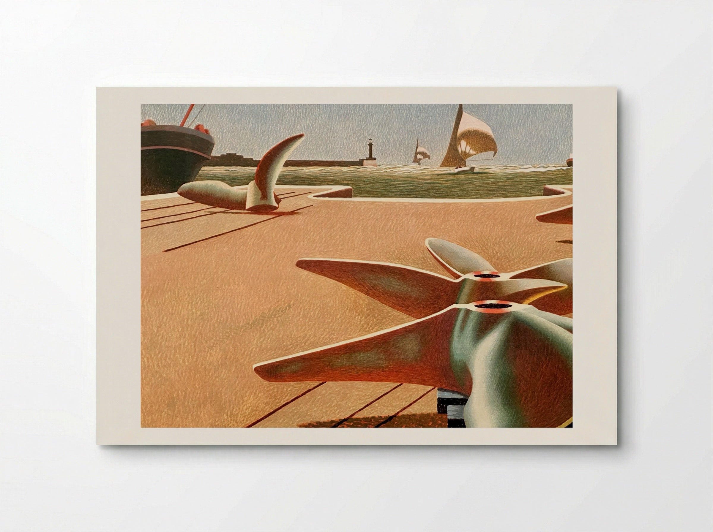 Bronze Ballet - Edward Wadsworth - Poster