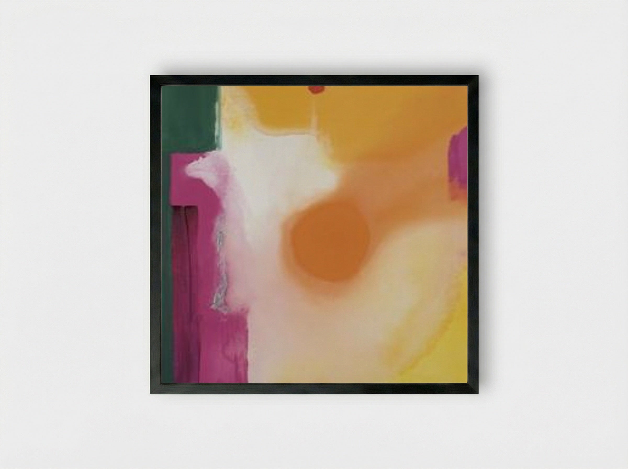 Bullseye - Helen Frankenthaler - Framed Print Black