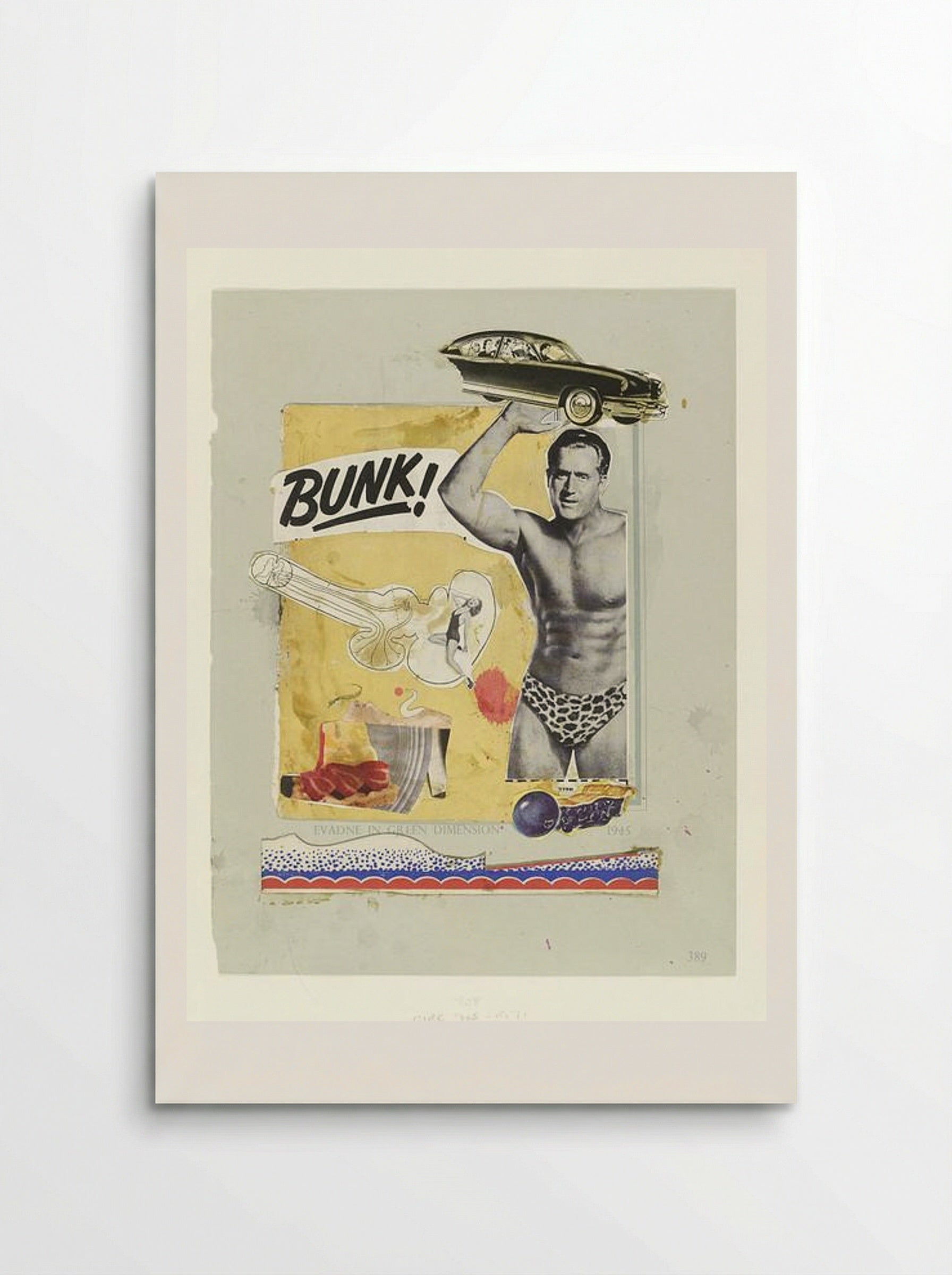 Bunk! Evadne in Green Dimension - Eduardo Paolozzi - Poster
