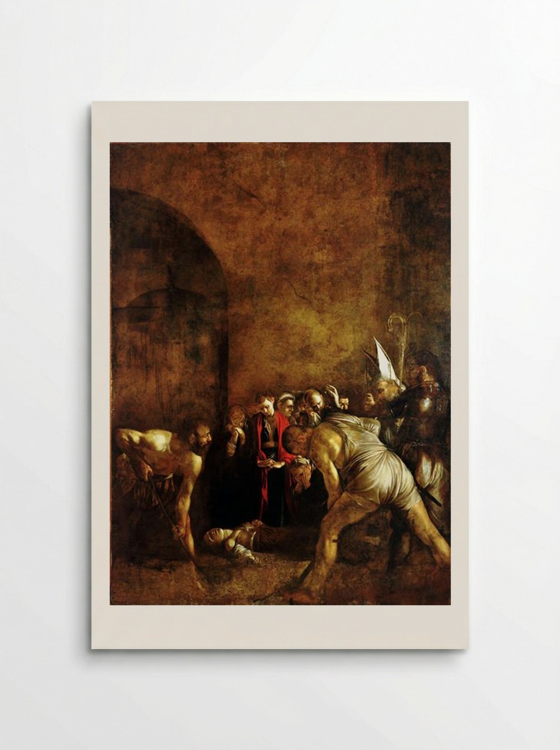 Burial of Saint Lucy - Caravaggio - Poster