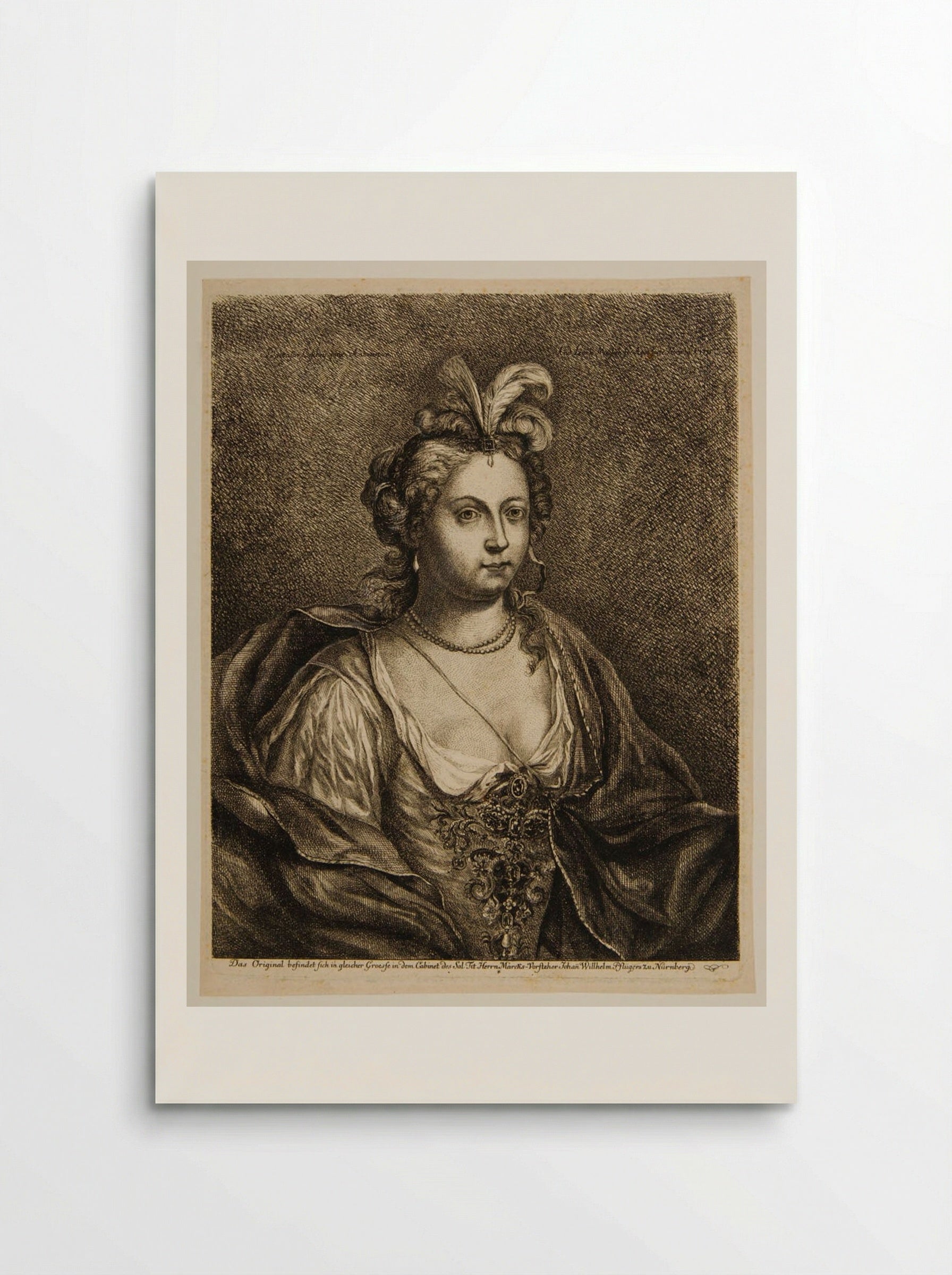 Bust of a Woman - Andreas Leonhard Möglich - Poster