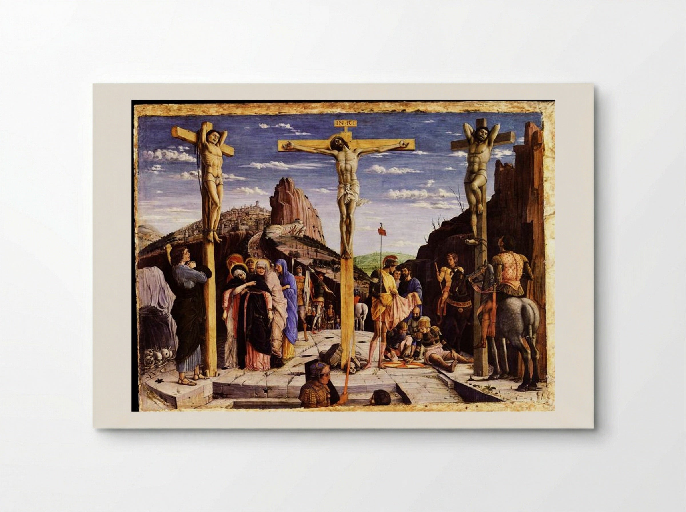 Calvary, central predella panel from the St. Zeno of Verona altarpiece - Andrea Mantegna - Poster