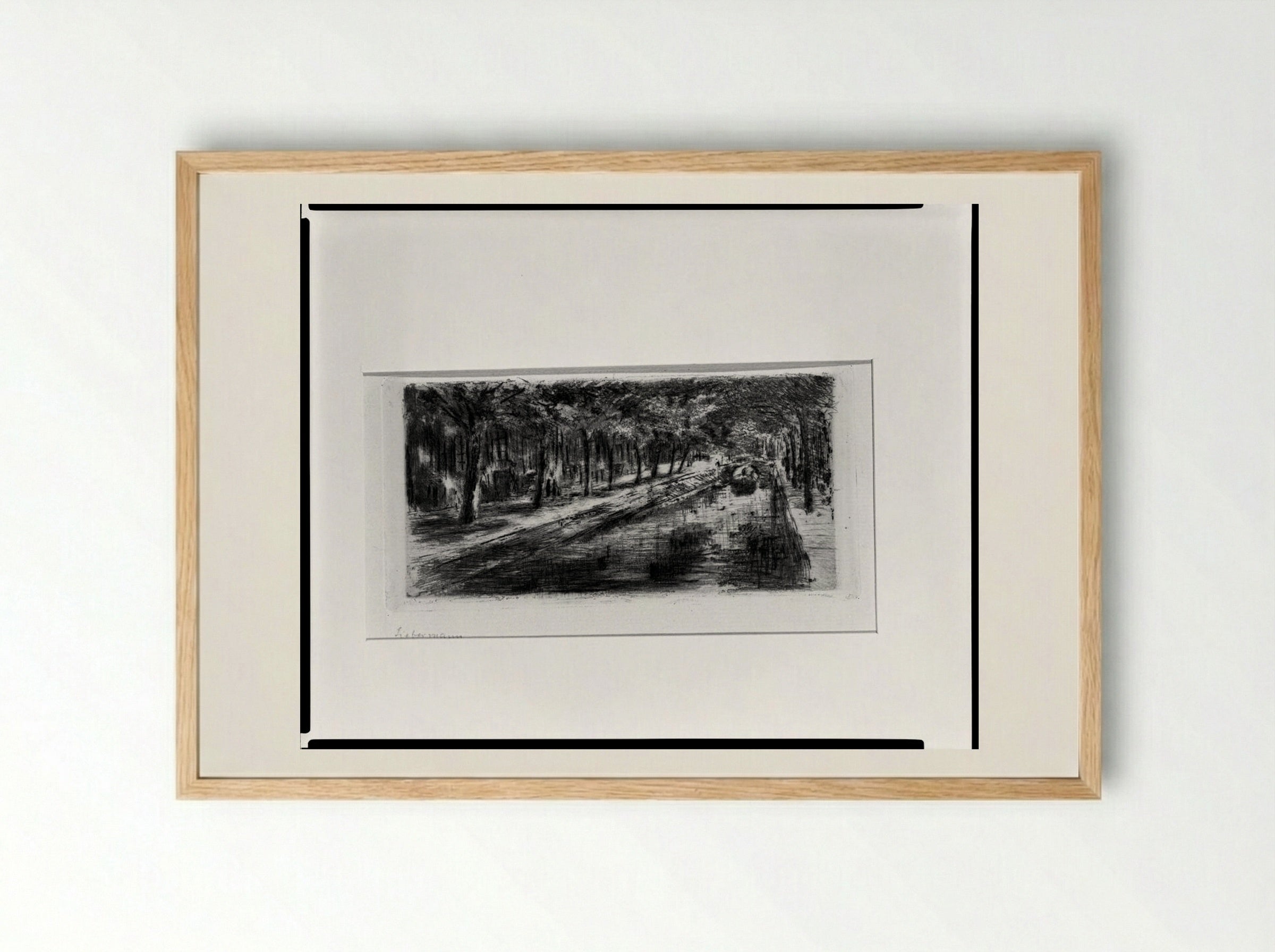 Canal, Amsterdam - Max Liebermann - Framed Print Wood