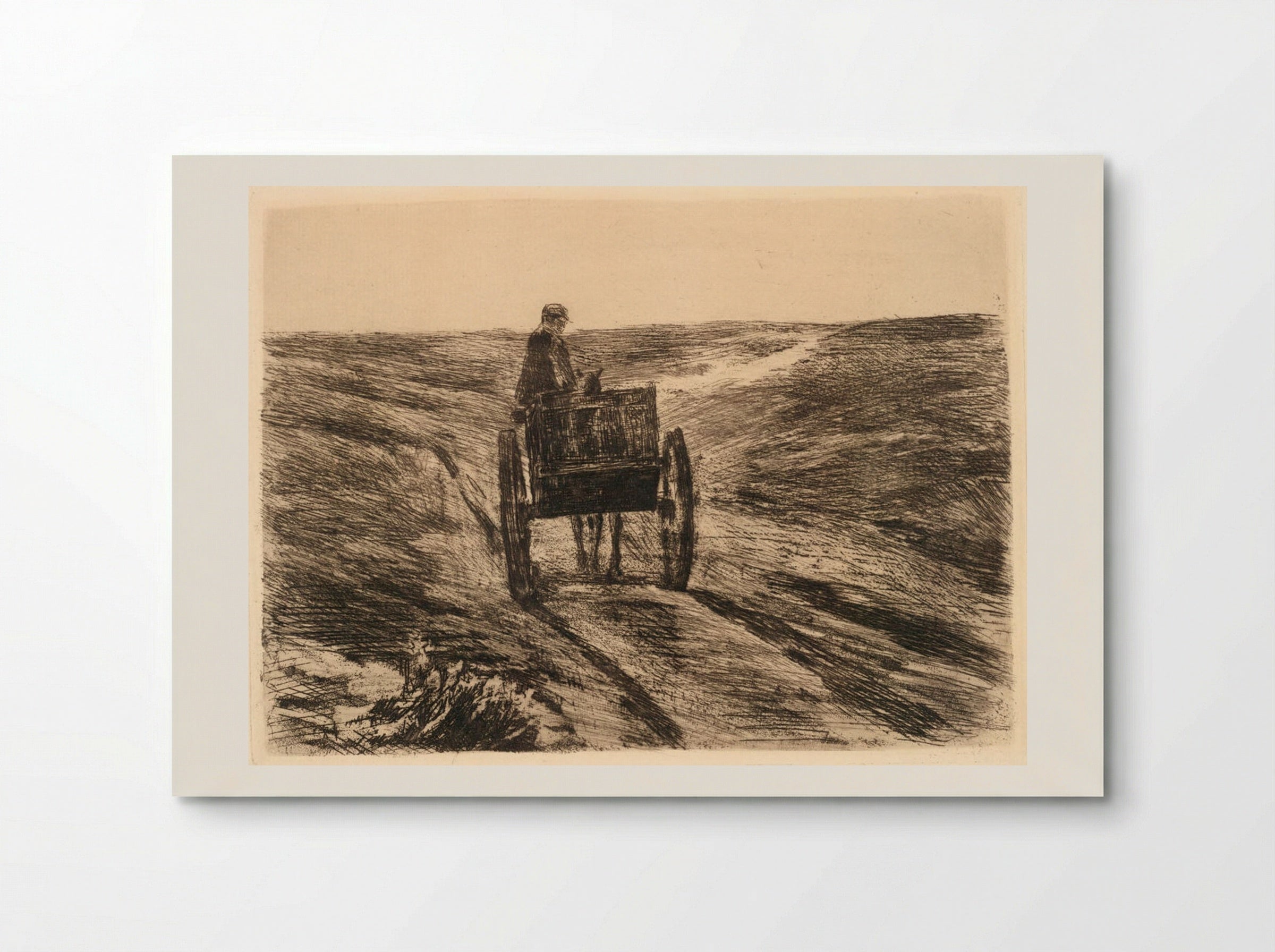 Cart in the Dunes - Max Liebermann - Poster