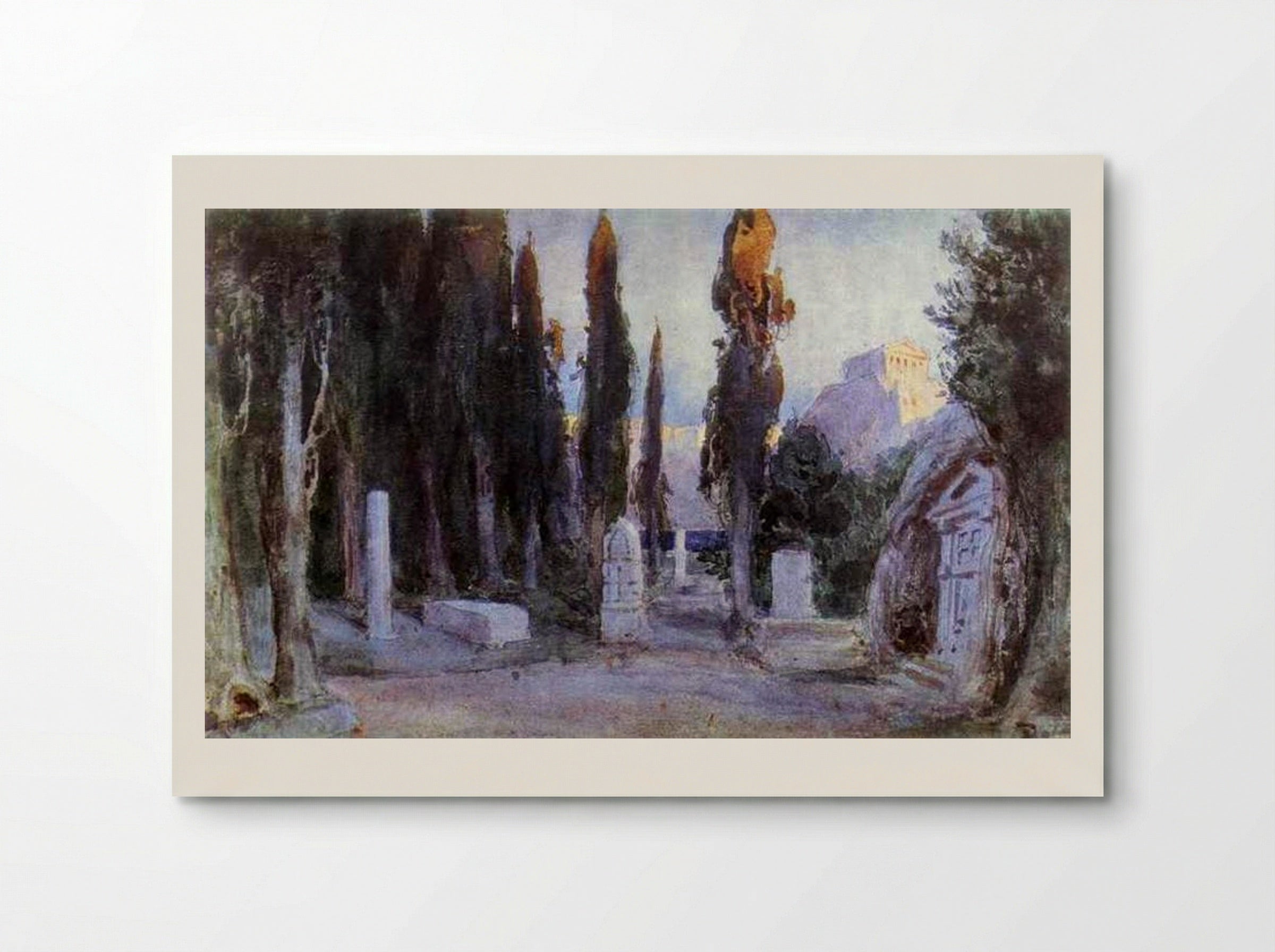 Cemetery - Vasily Polenov - Poster