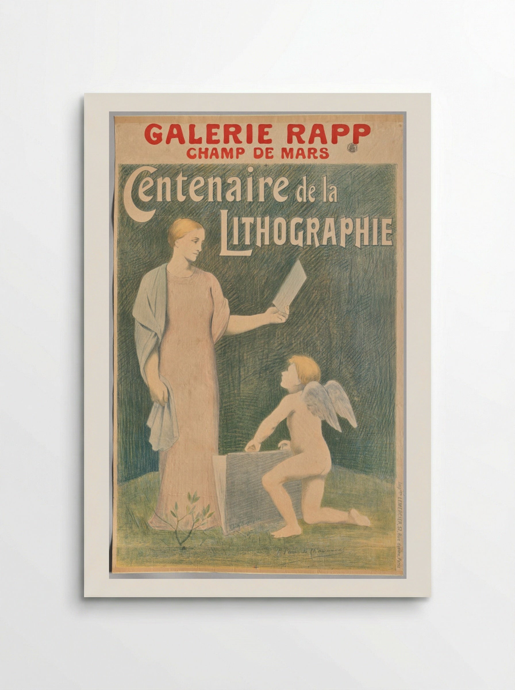 Centennial of Lithography - Pierre Puvis de Chavannes - Poster
