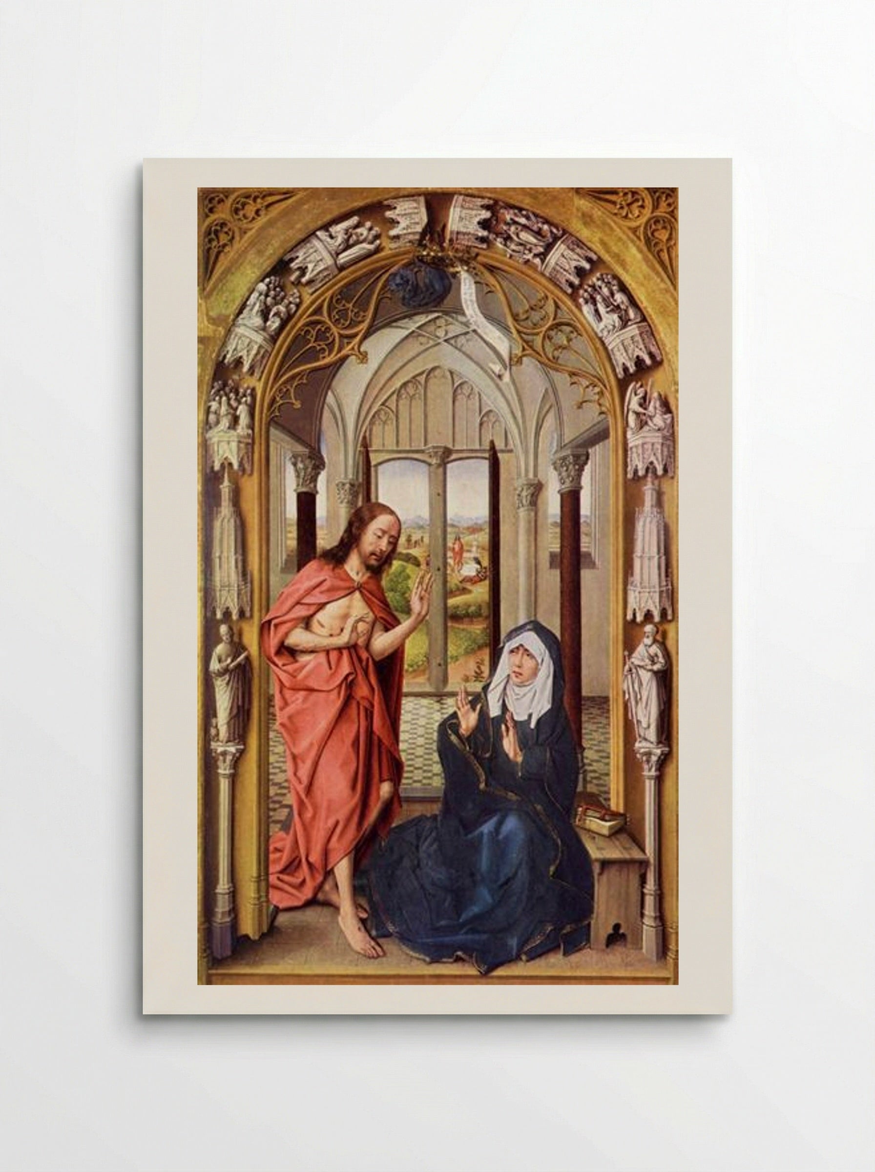 Christ Appearing to His Mother - Rogier van der Weyden - Poster