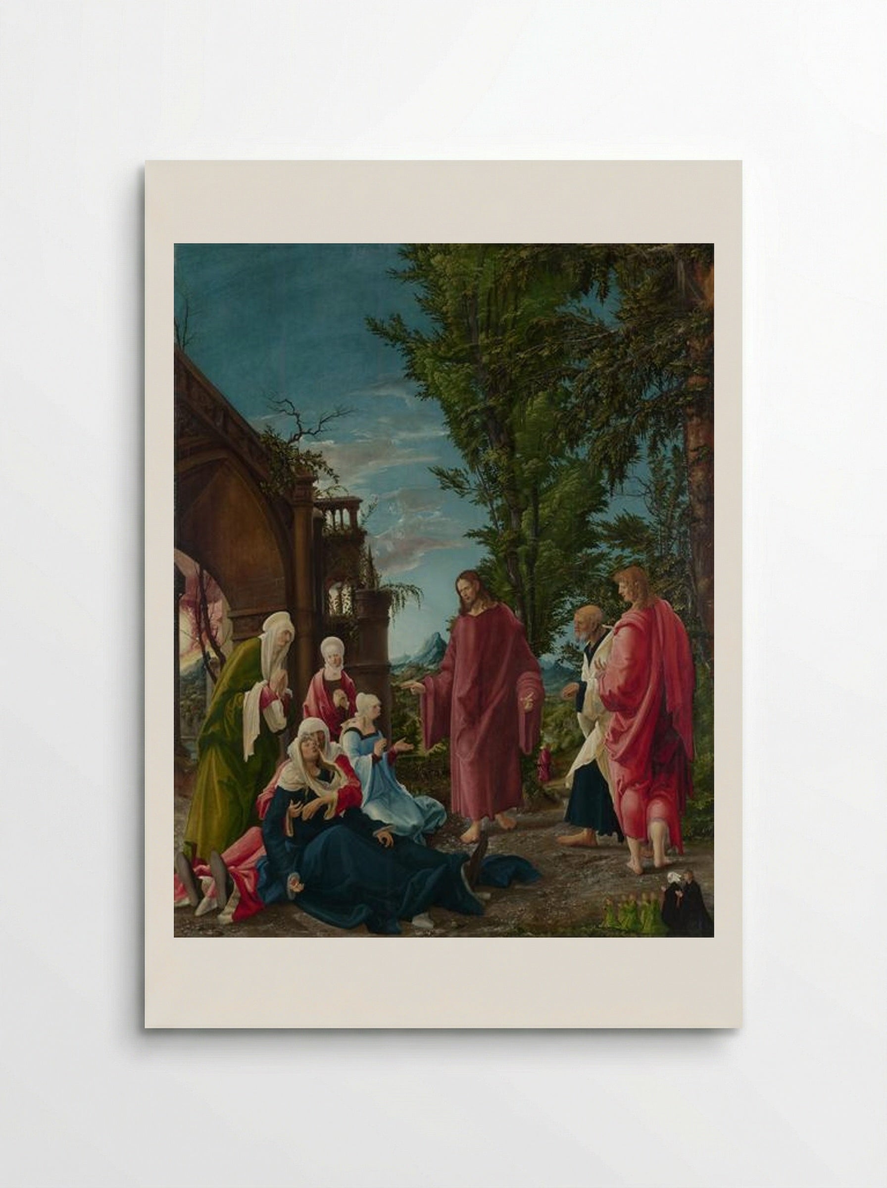 Christ Taking Leave of His Mother - Albrecht Altdorfer - Poster