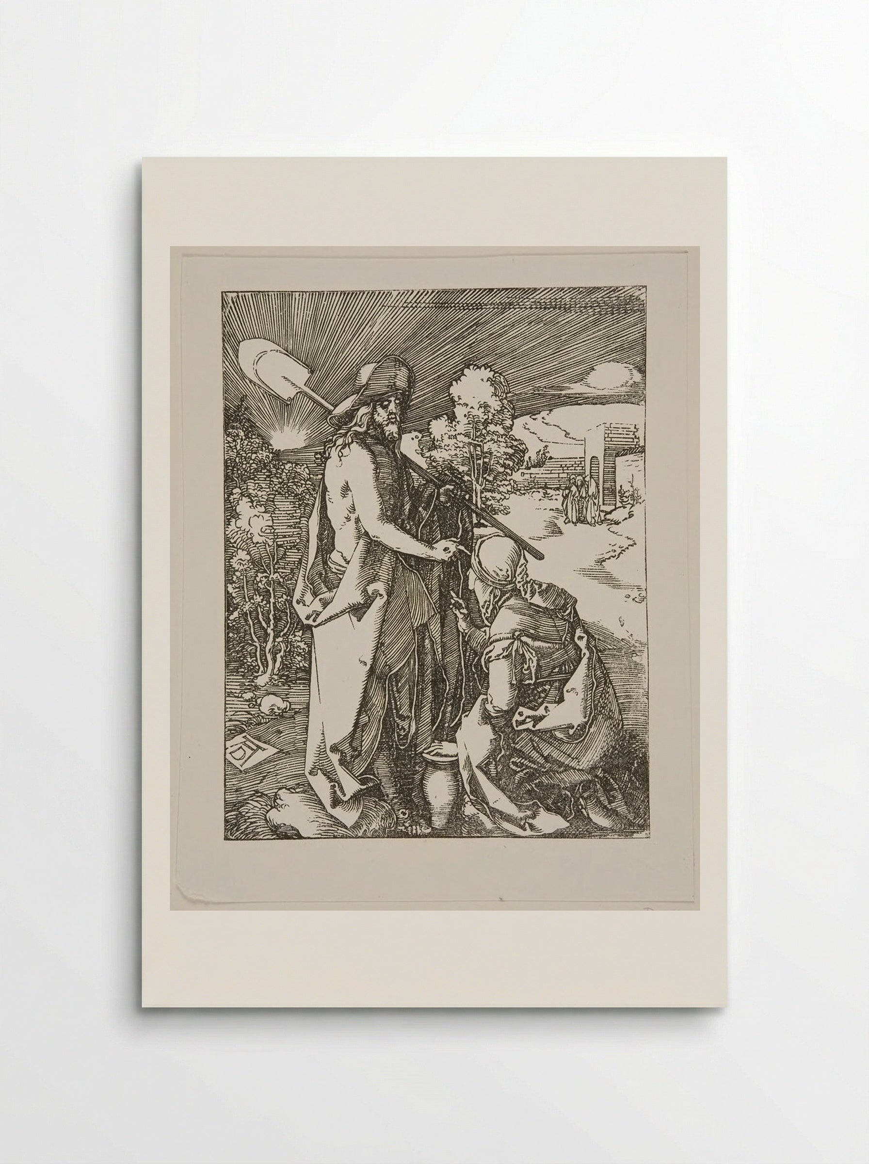 Christ as a Gardener - Albrecht Dürer - Poster