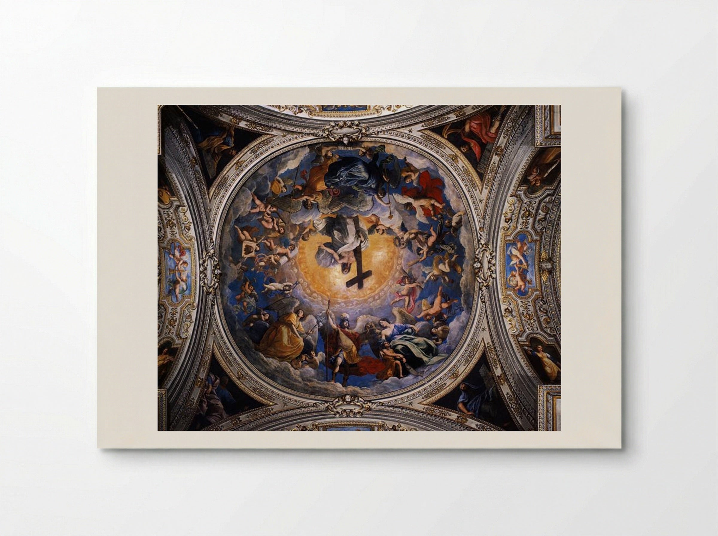Christ in Glory between the angels and archangels - Guido Reni - Poster