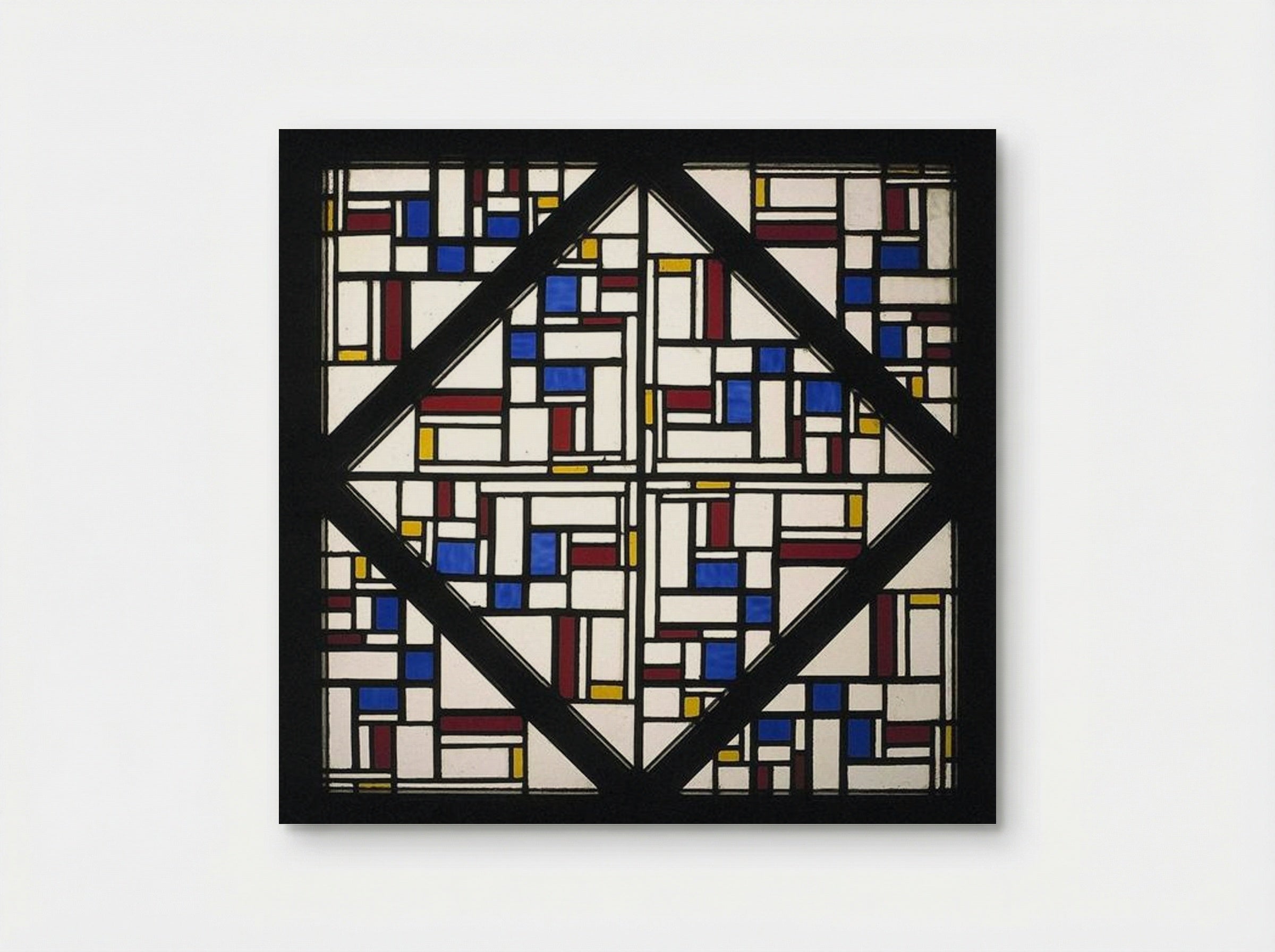 Composition with window with coloured glass III - Theo van Doesburg - Poster