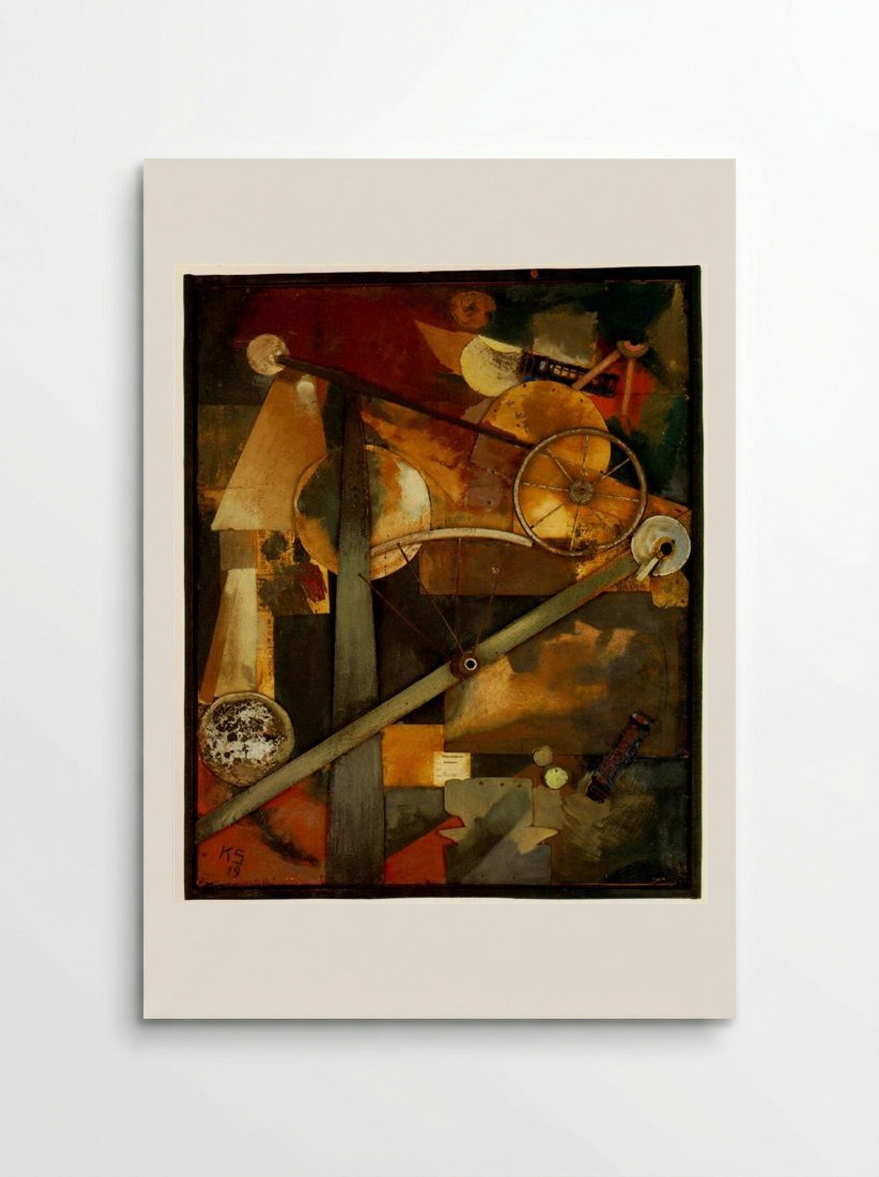 Construction for Noble Ladies - Kurt Schwitters - Poster