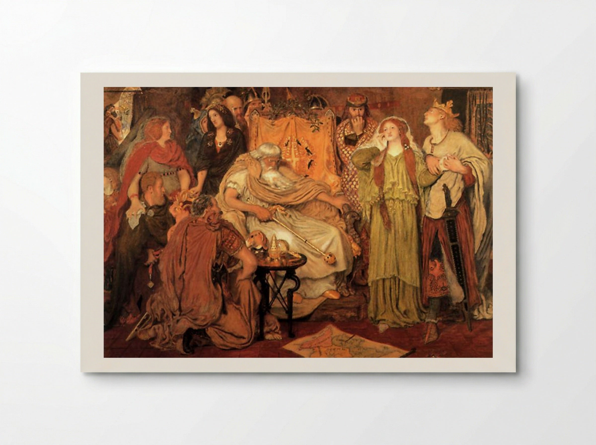 Cordelia's Portion - Ford Madox Brown - Poster