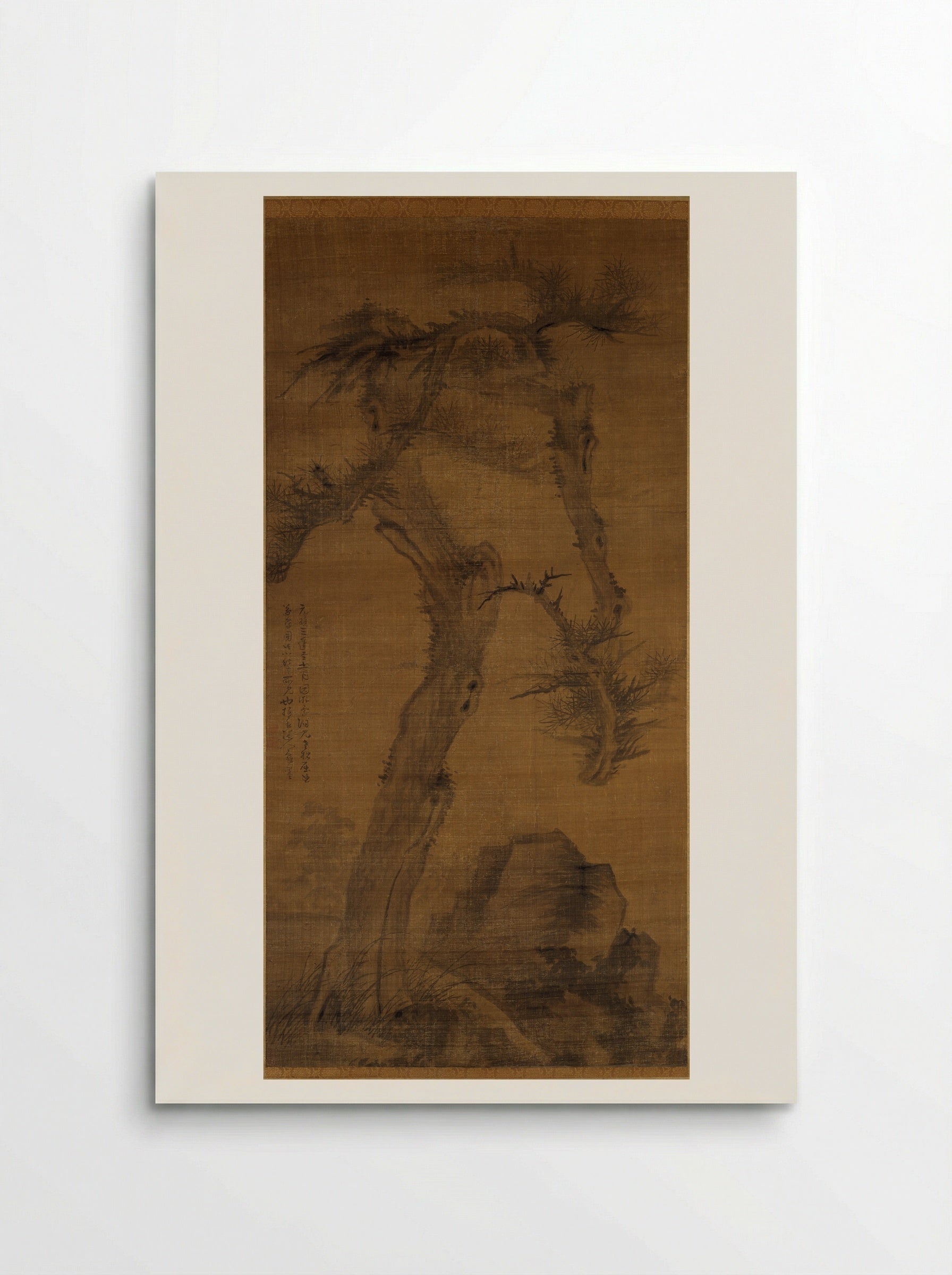 Crooked Pine - Wu Zhen - Poster