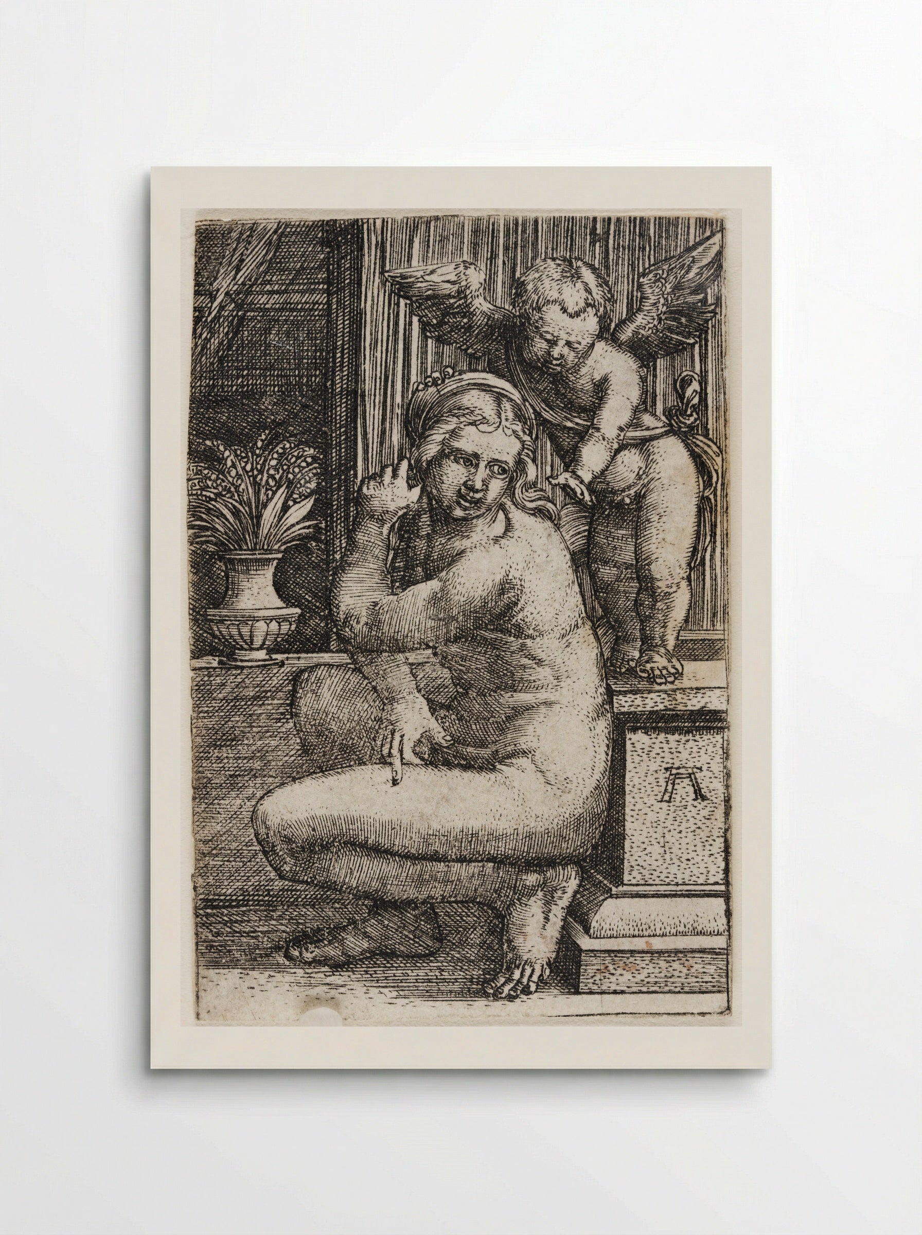 Crouching Venus - Albrecht Altdorfer - Poster