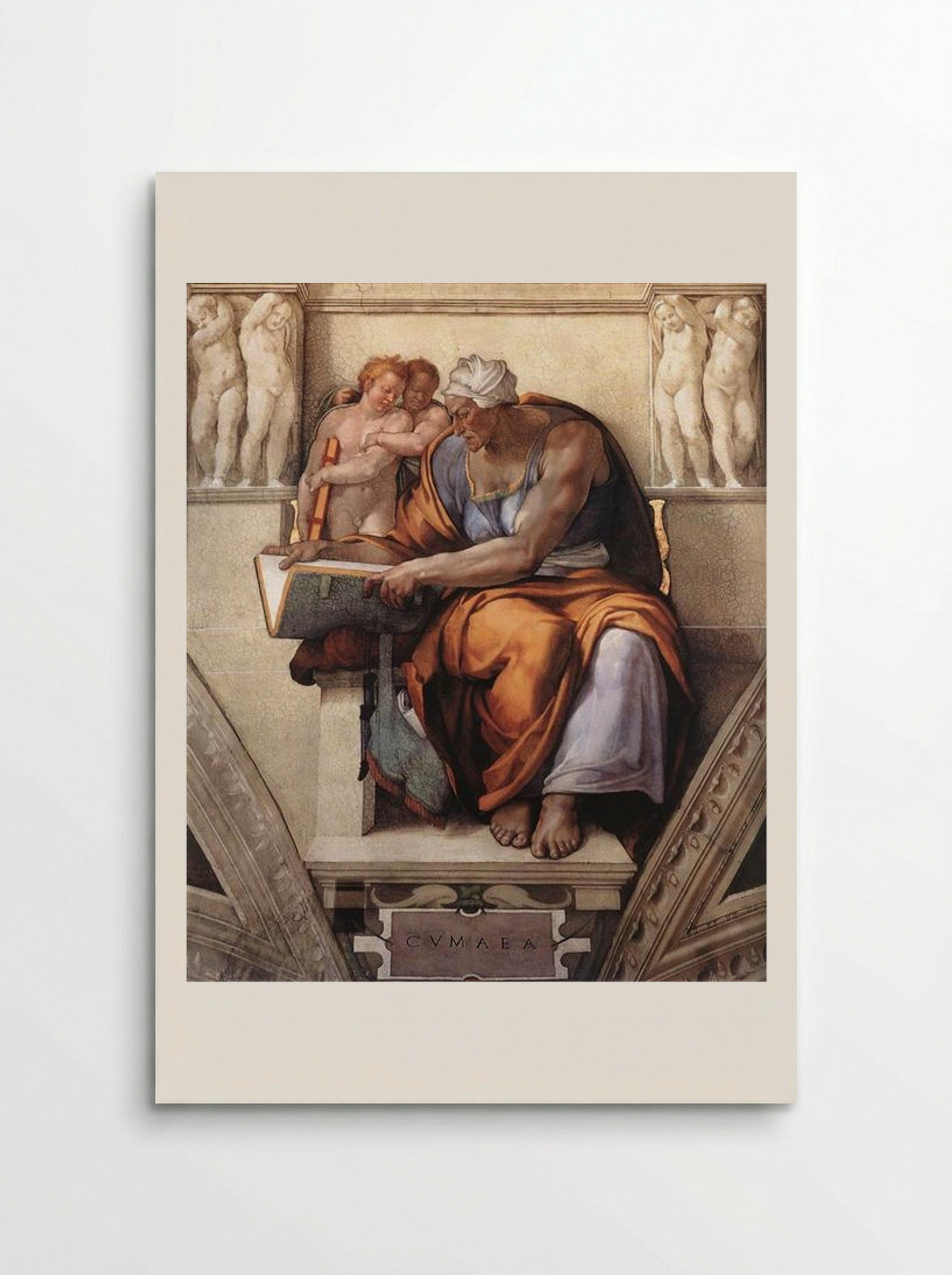 Cumaean Sibyl - Michelangelo Buonarroti - Poster