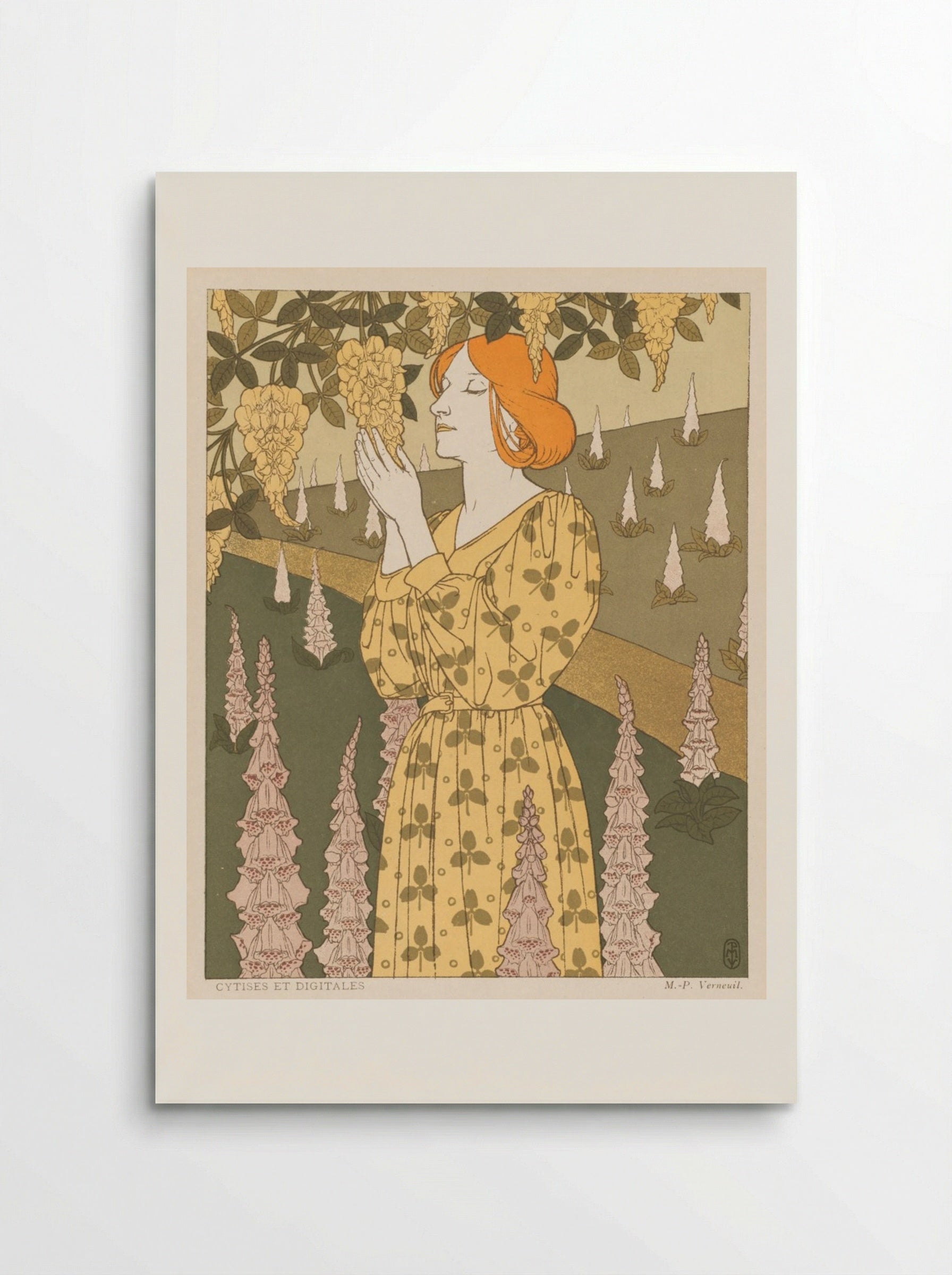 Cytises et Digitales - Maurice Pillard Verneuil - Poster