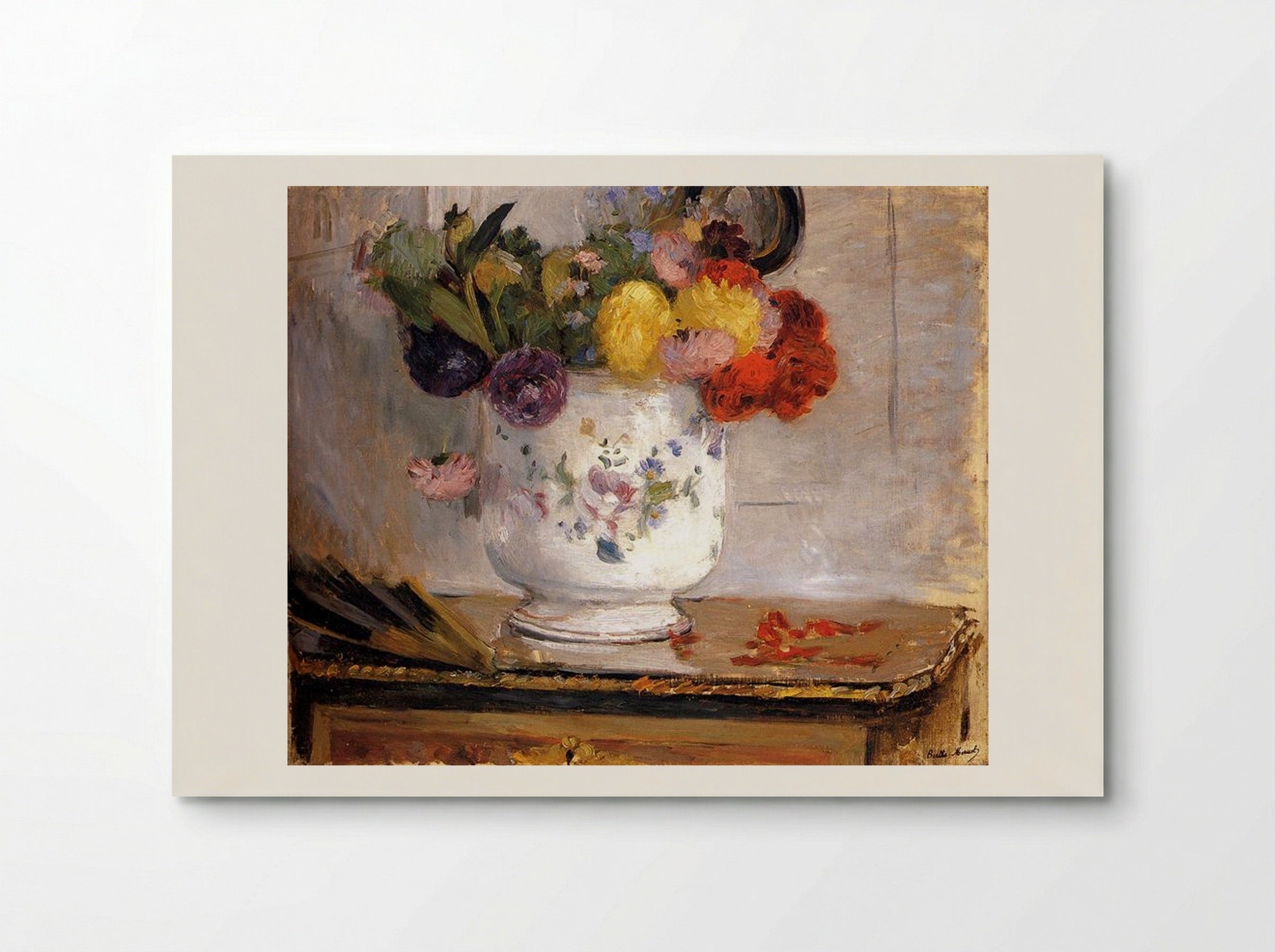 Dahlias - Berthe Morisot - Poster