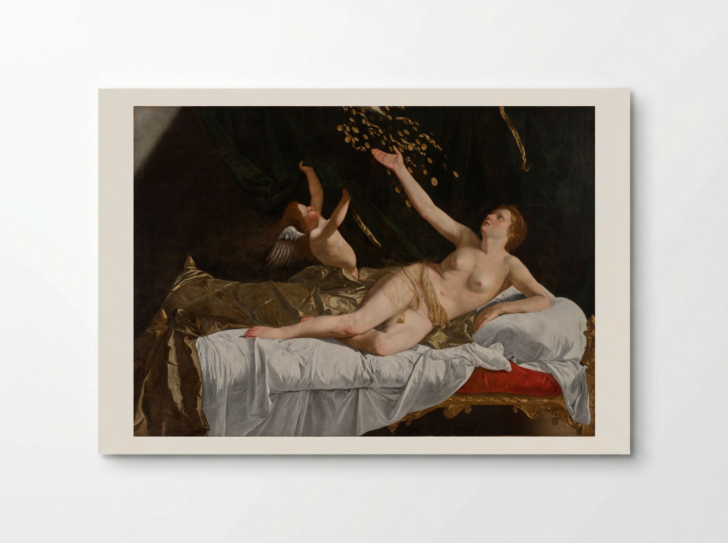 Danaë - Orazio Gentileschi - Poster