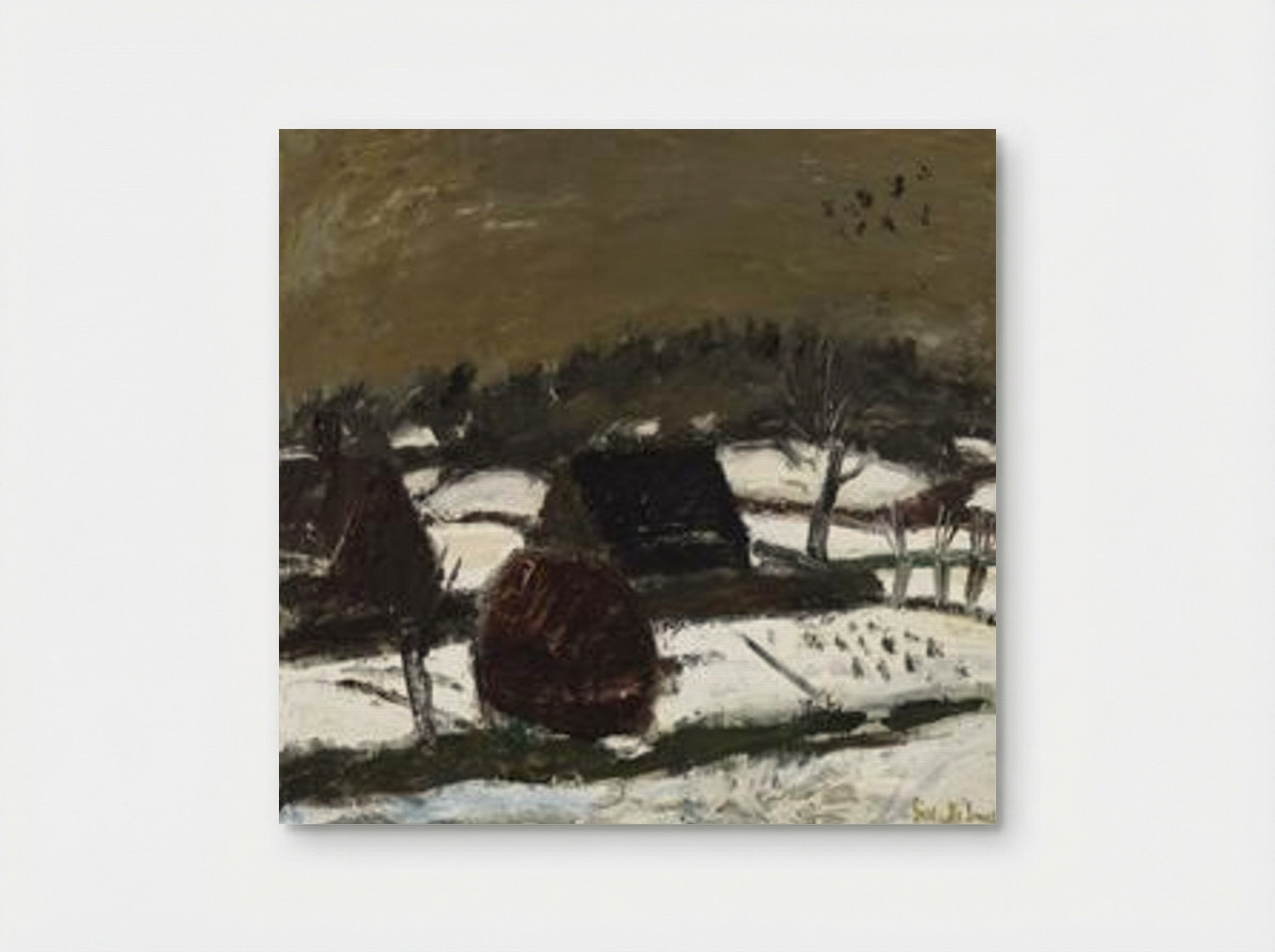 Dark Snow - Gustave de Smet - Poster