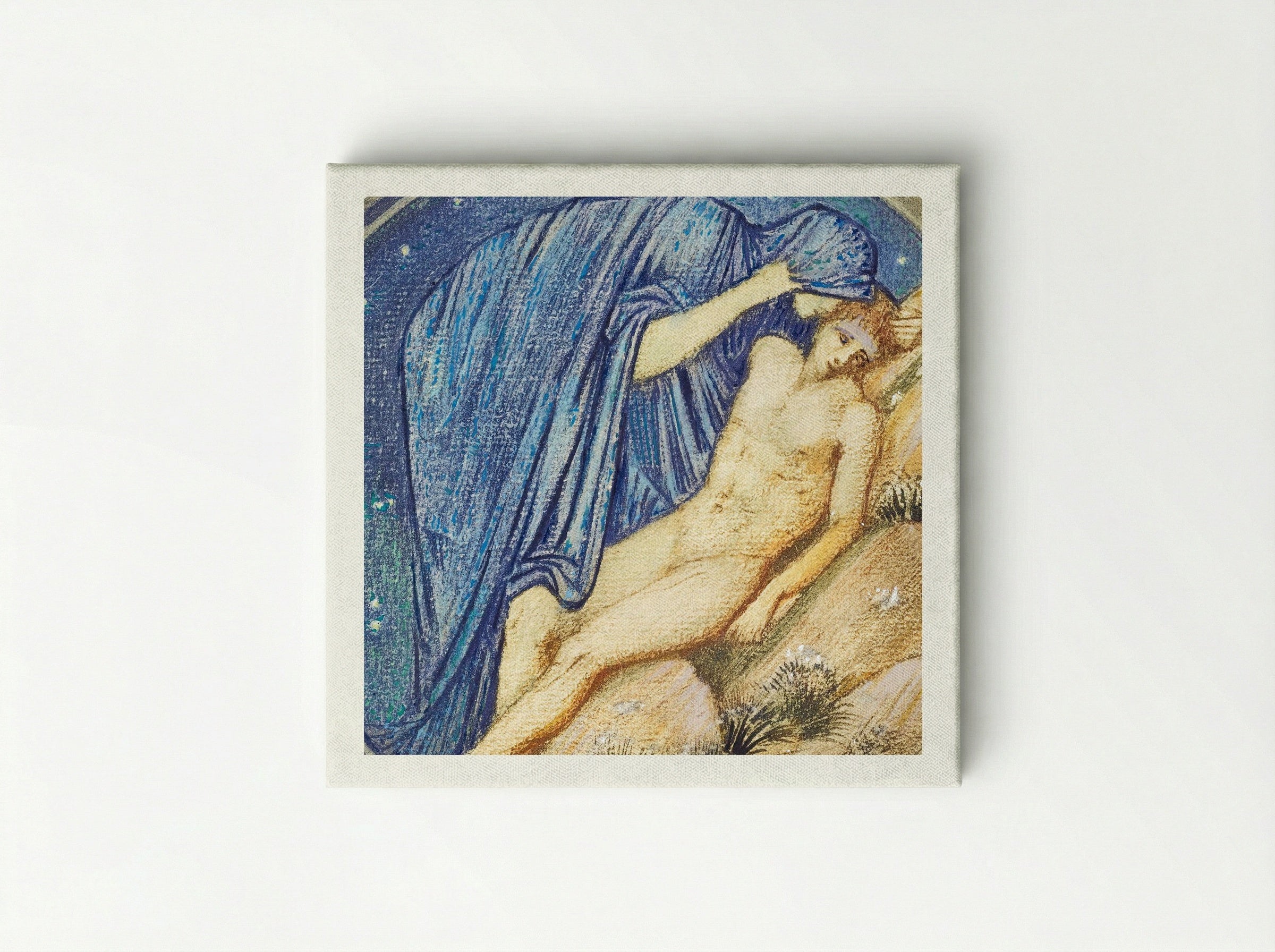 Day and Night from The Flower Book - Edward Burne-Jones - Canvas