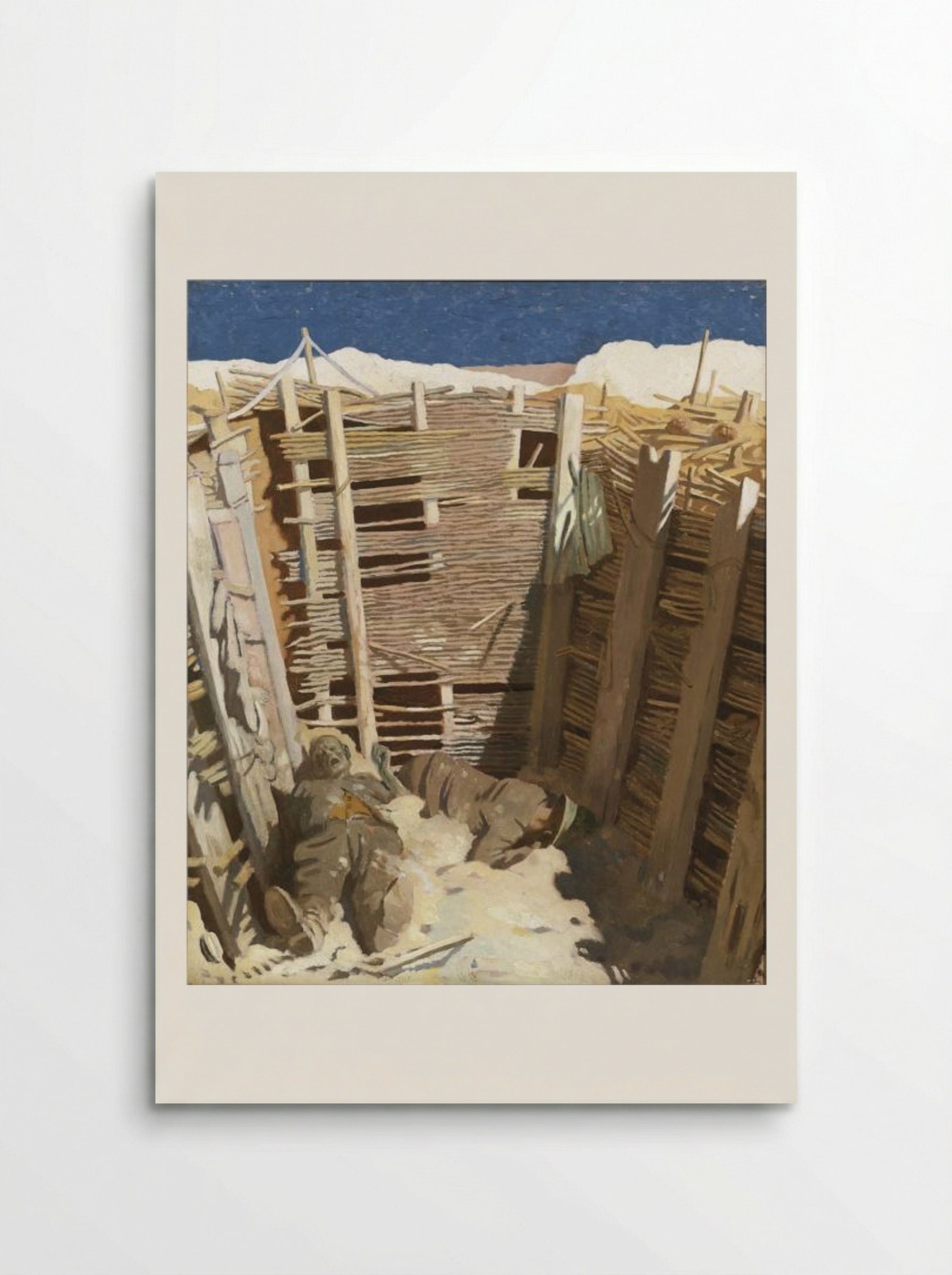 Dead Germans in a Trench, 1918 - William Orpen - Poster