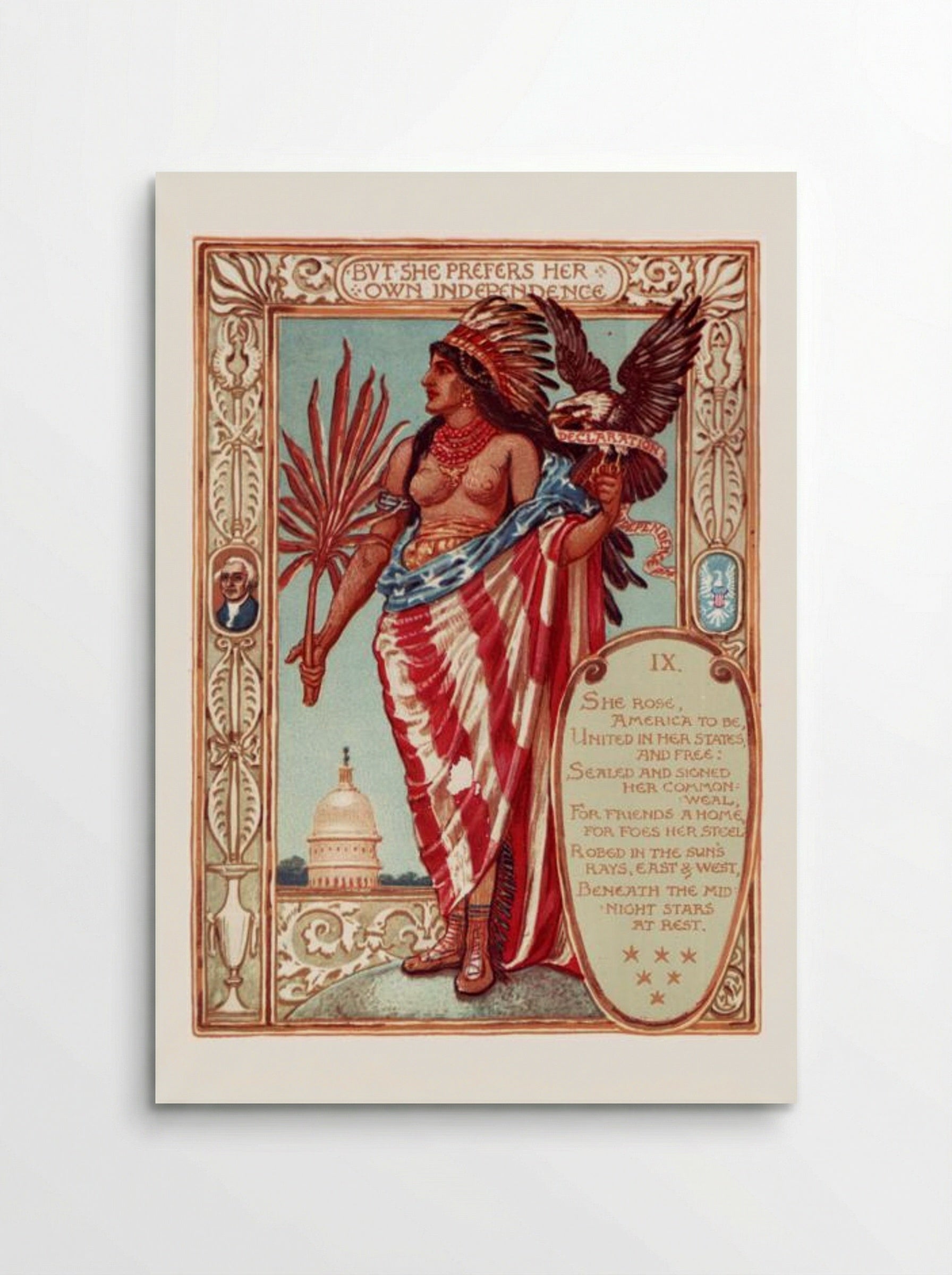 Declaration of Independence - Walter Crane - Poster